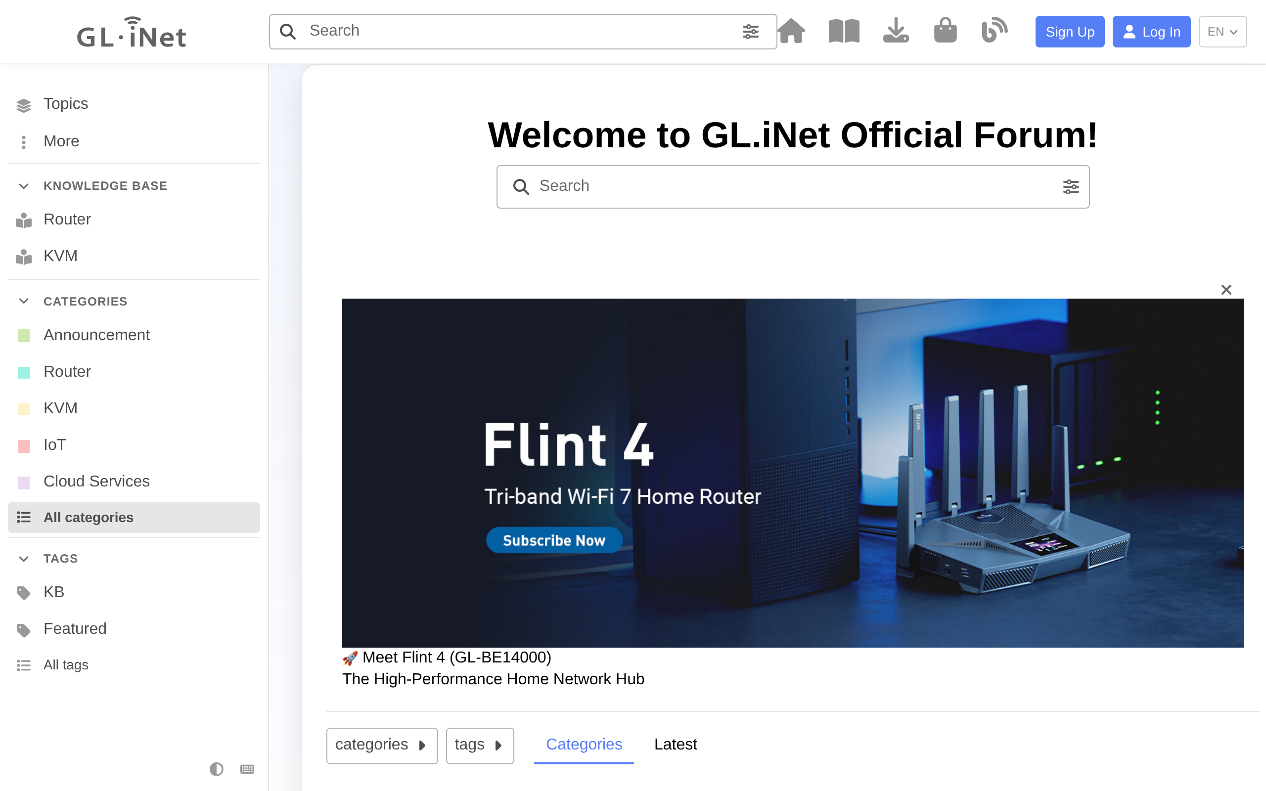 GL.iNet · 首页