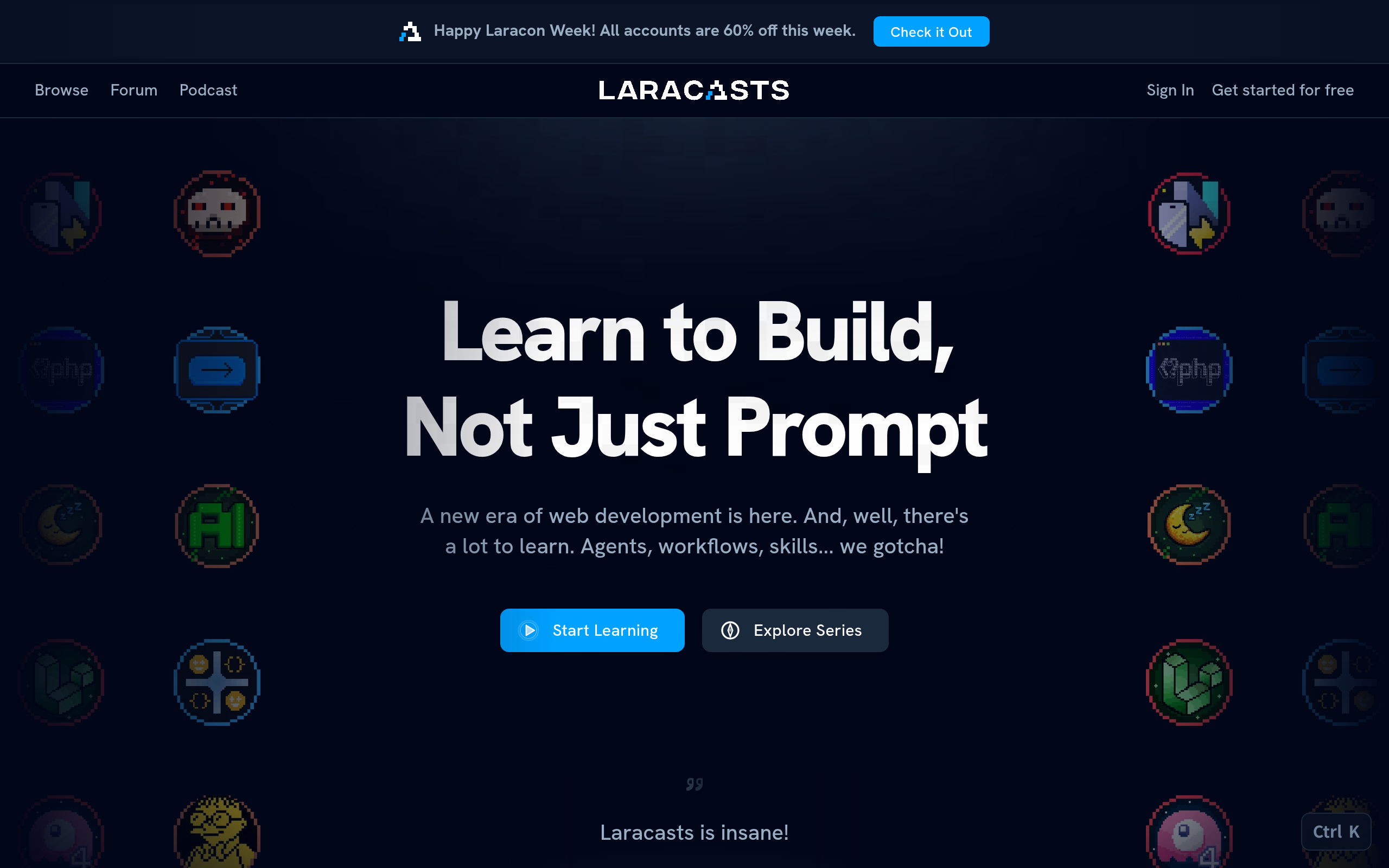 Laracasts · 首页