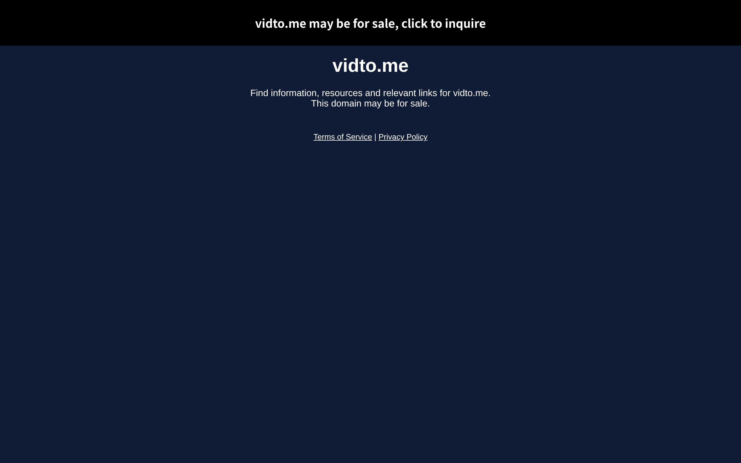 Vidto · 首页