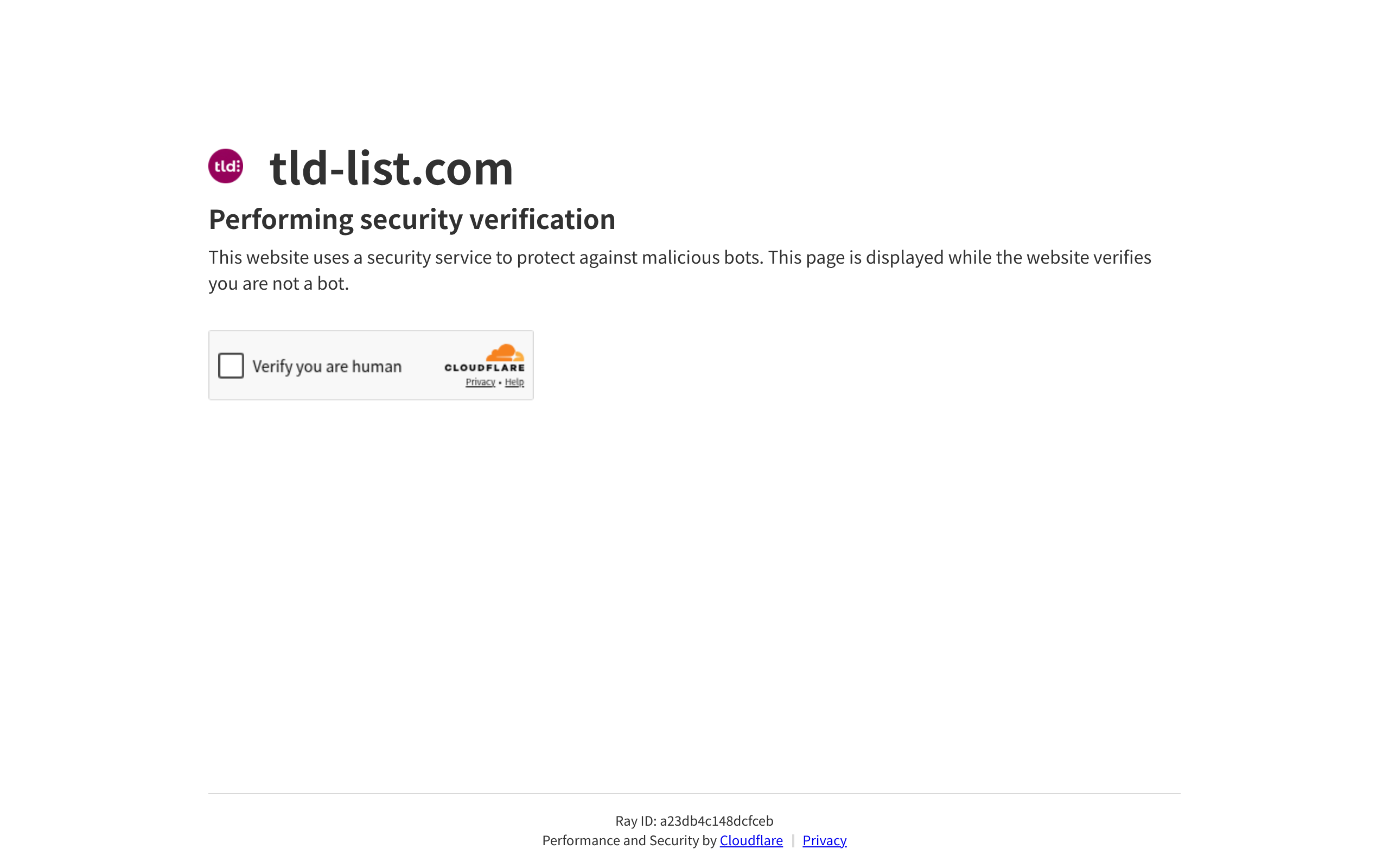 TLD-List · 首页