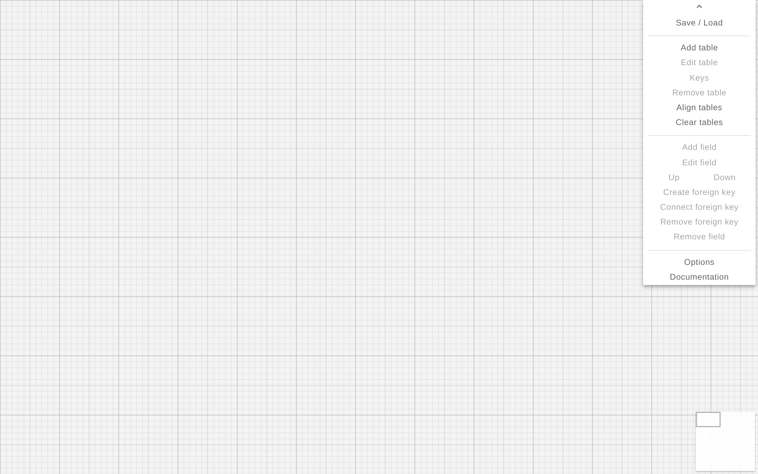 WWW SQL Designer · 首页