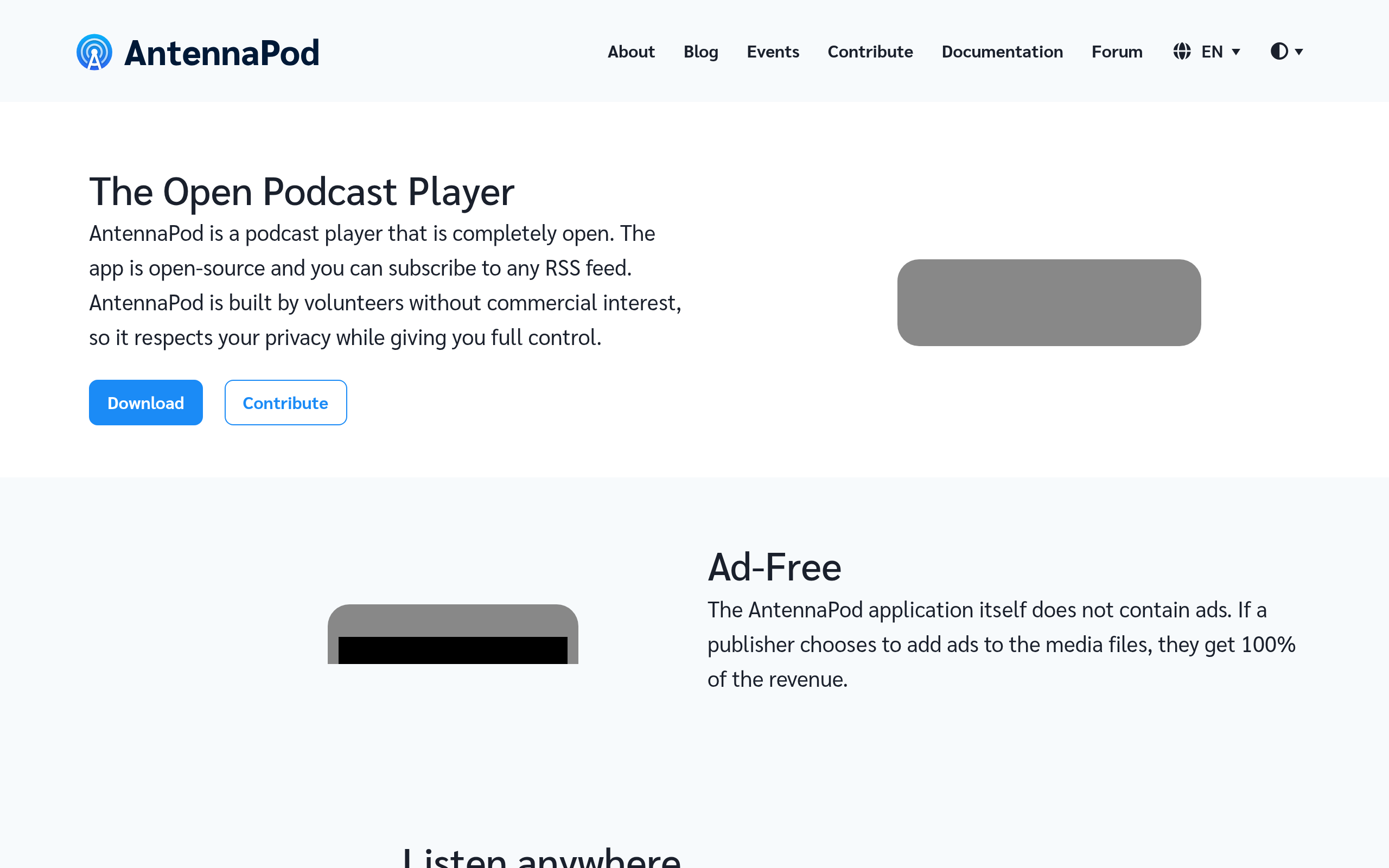 AntennaPod · 首页