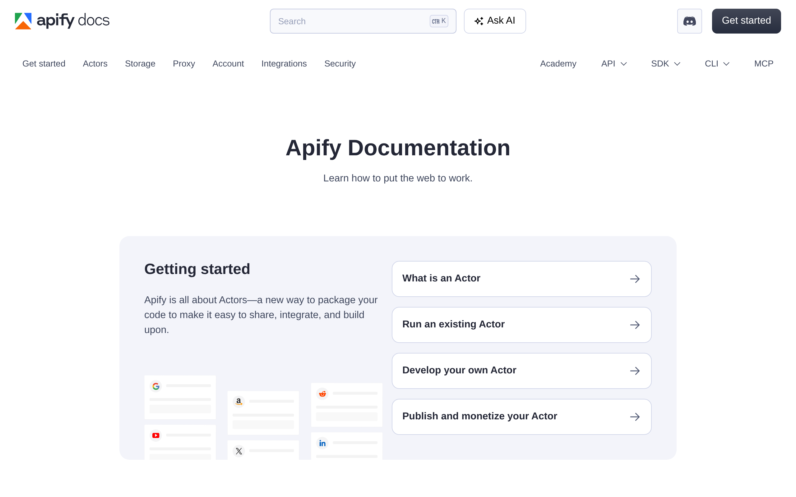 Apify SDK for JavaScript · 首页