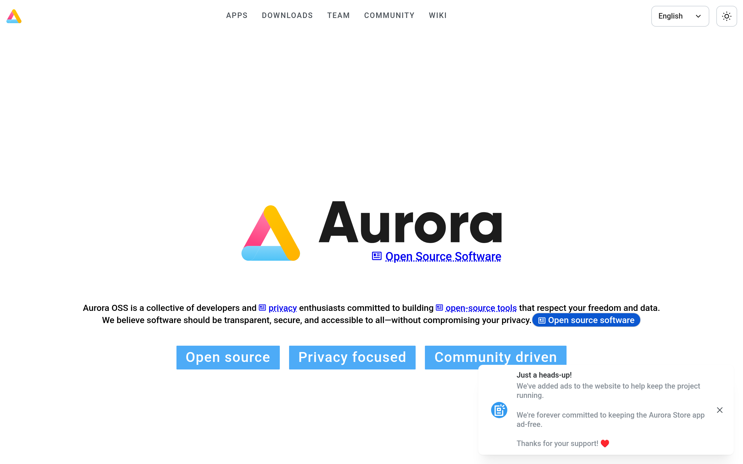 Aurora Store · 首页