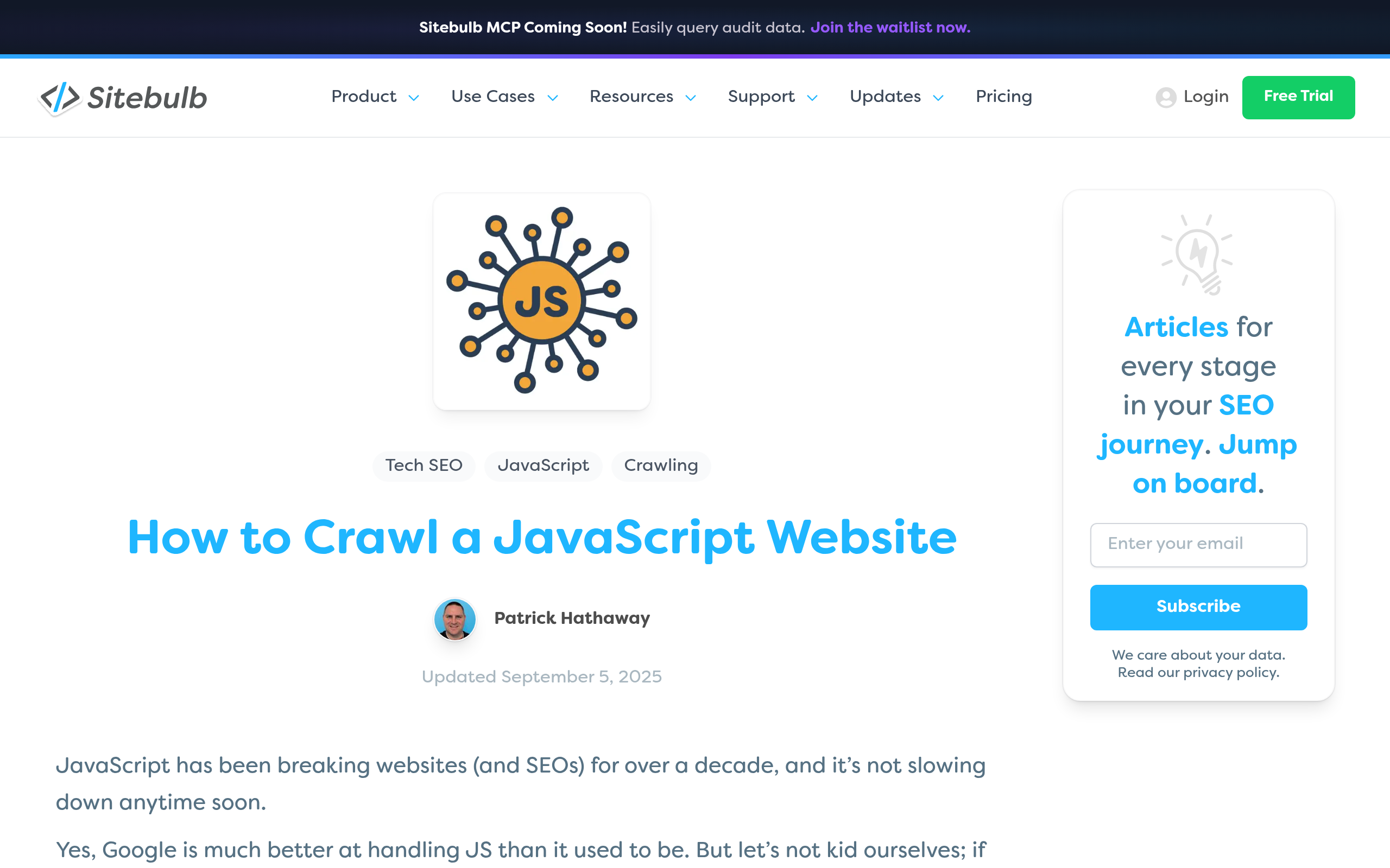 Sitebulb · 首页
