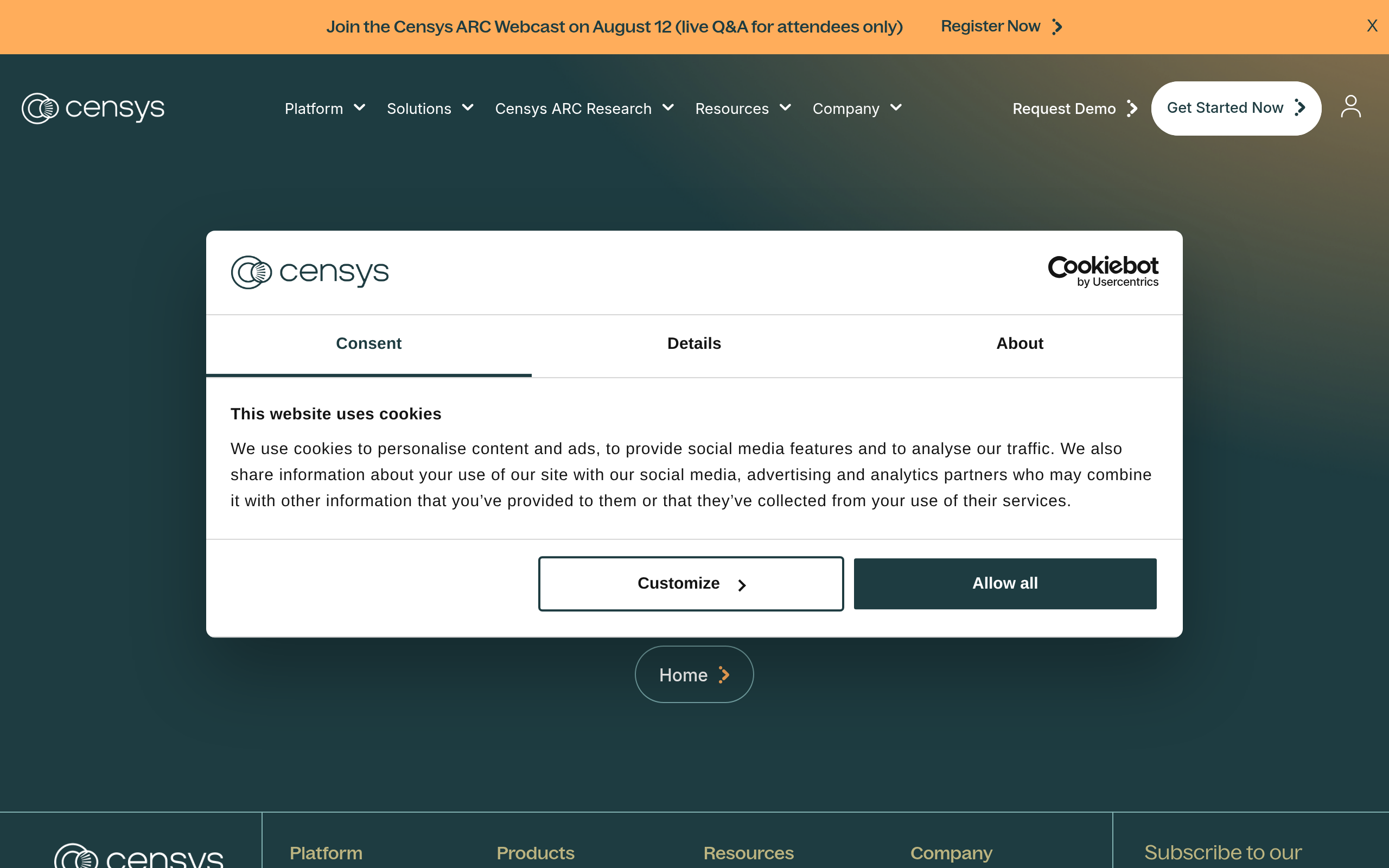 Censys · 首页