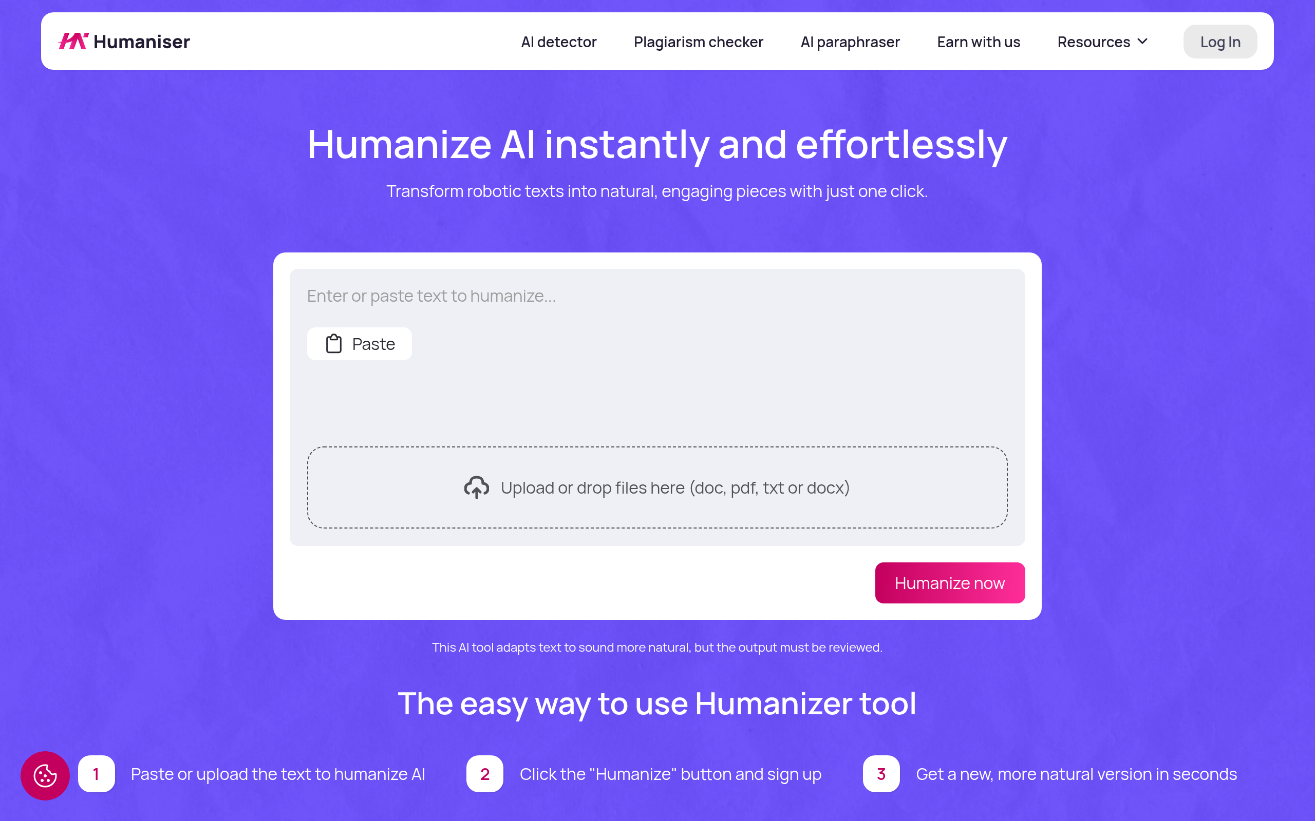 Humaniser AI · 首页