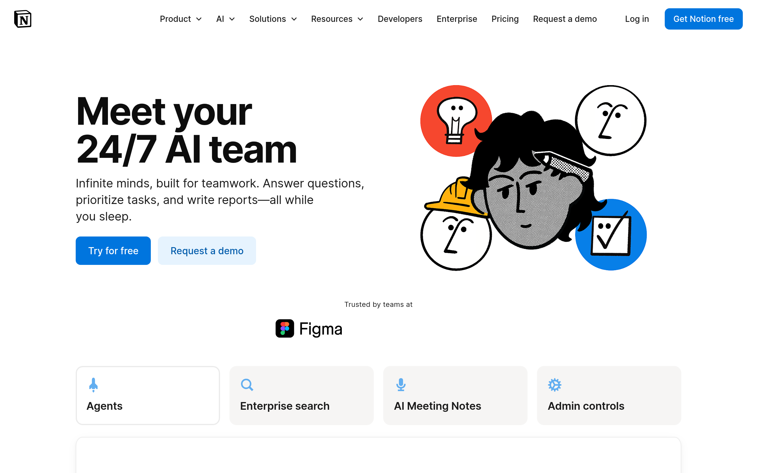 Notion AI · 首页