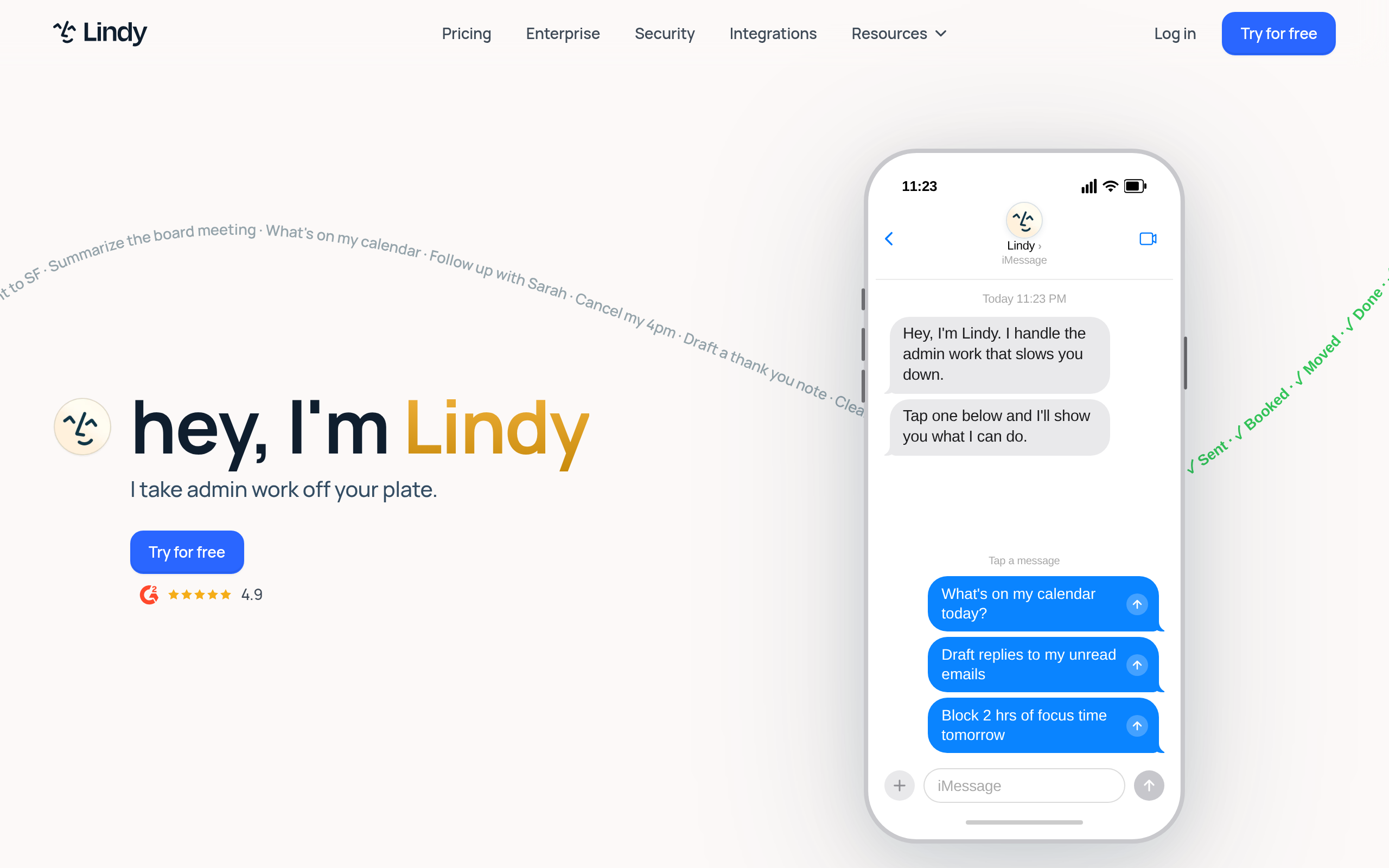 Lindy · 首页