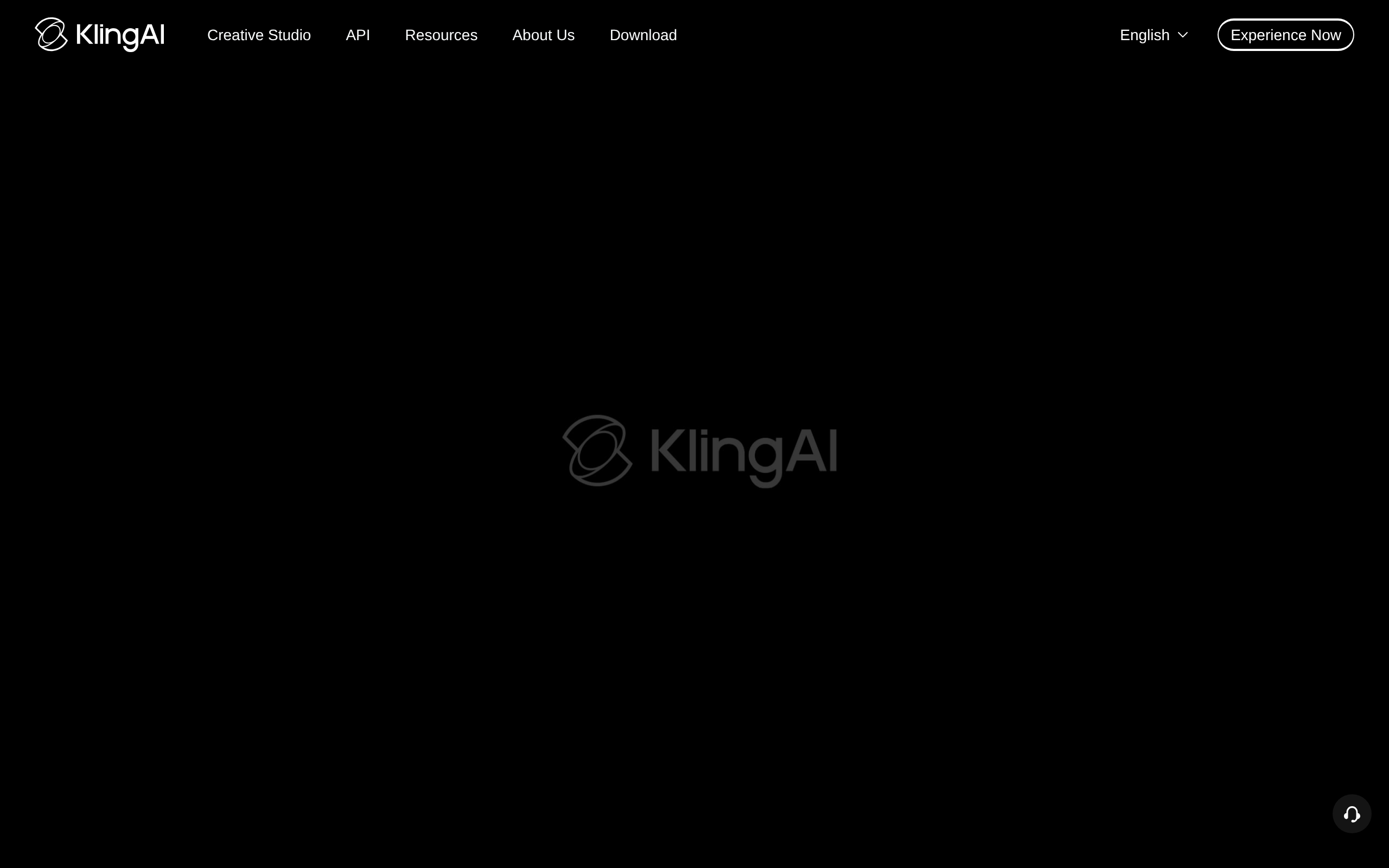 Kling AI · 首页