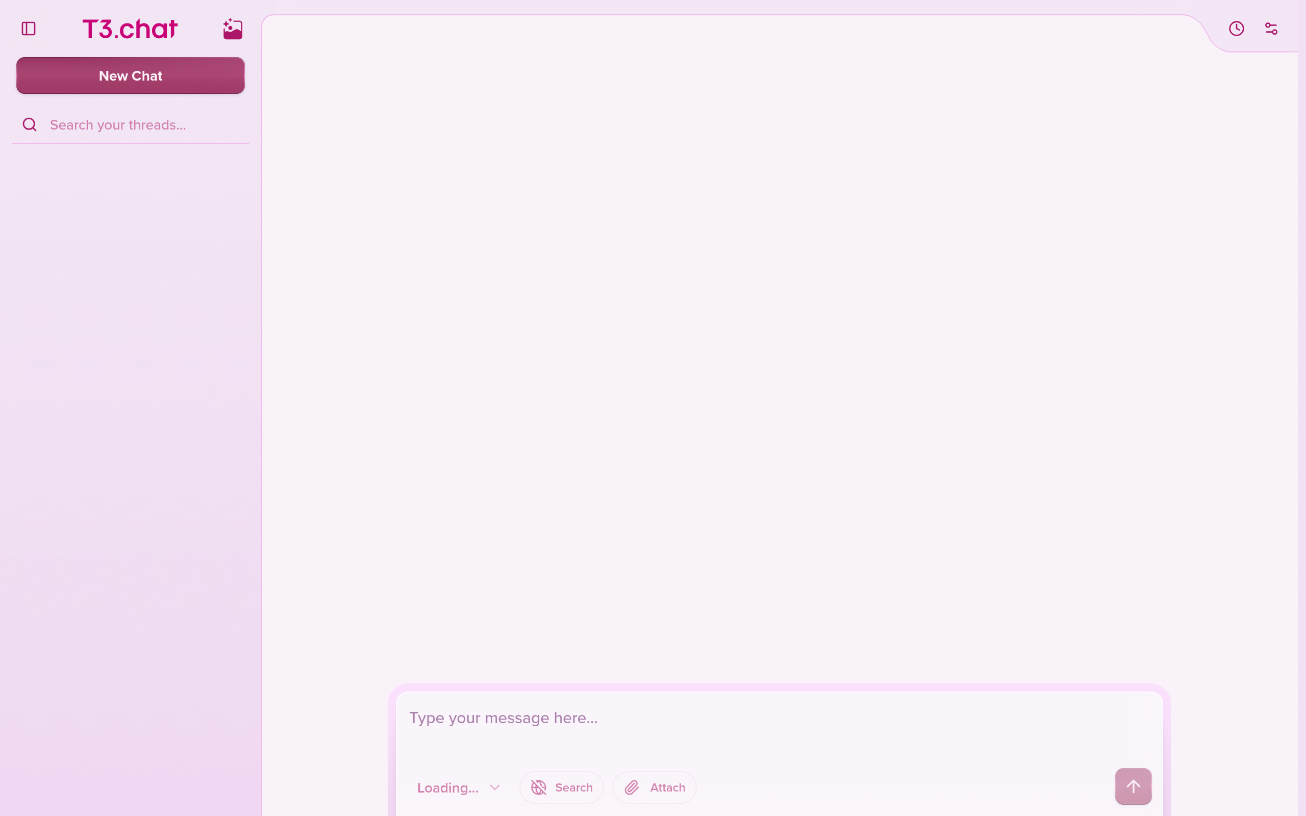T3 Chat · 首页