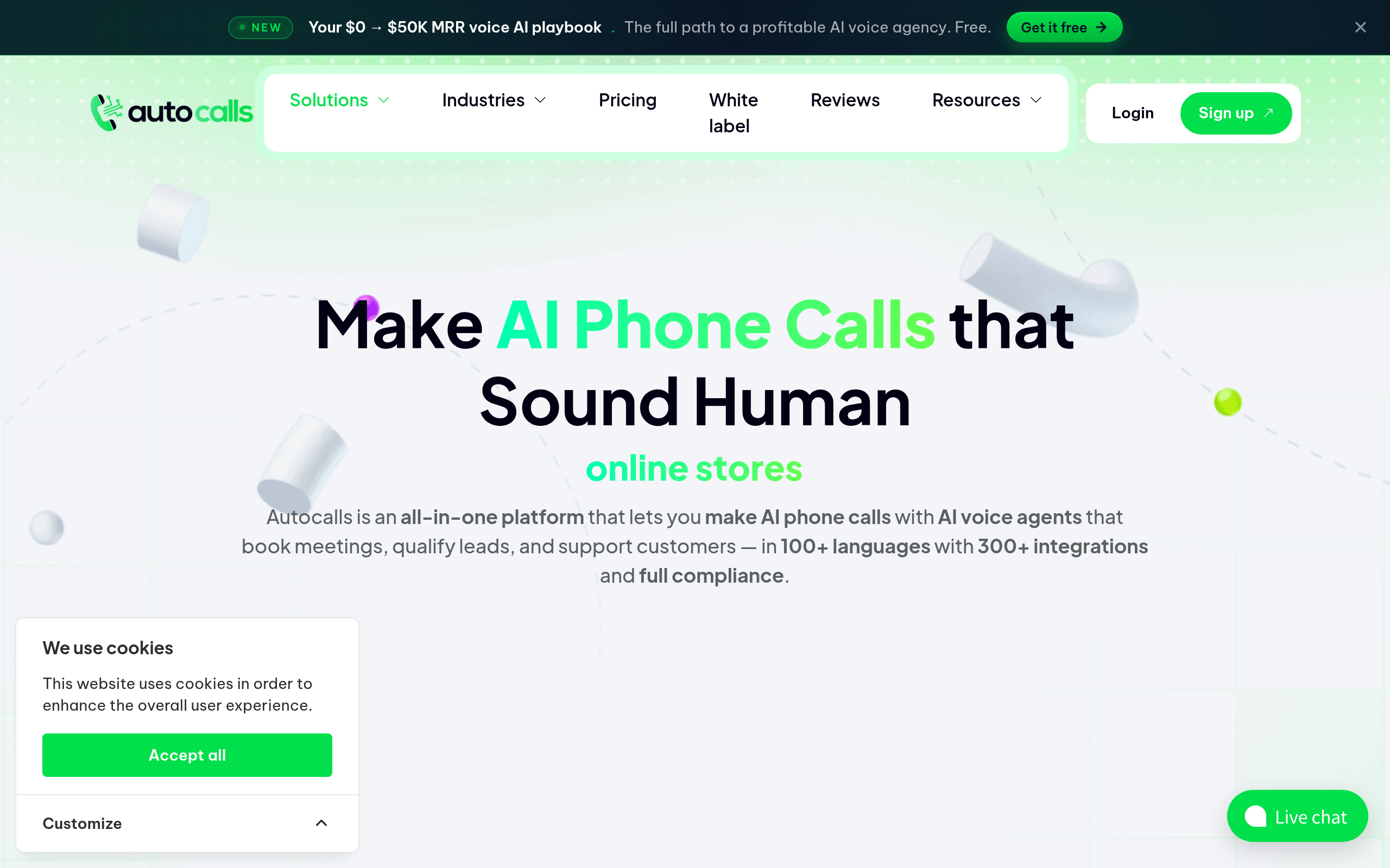 Autocalls AI · 首页