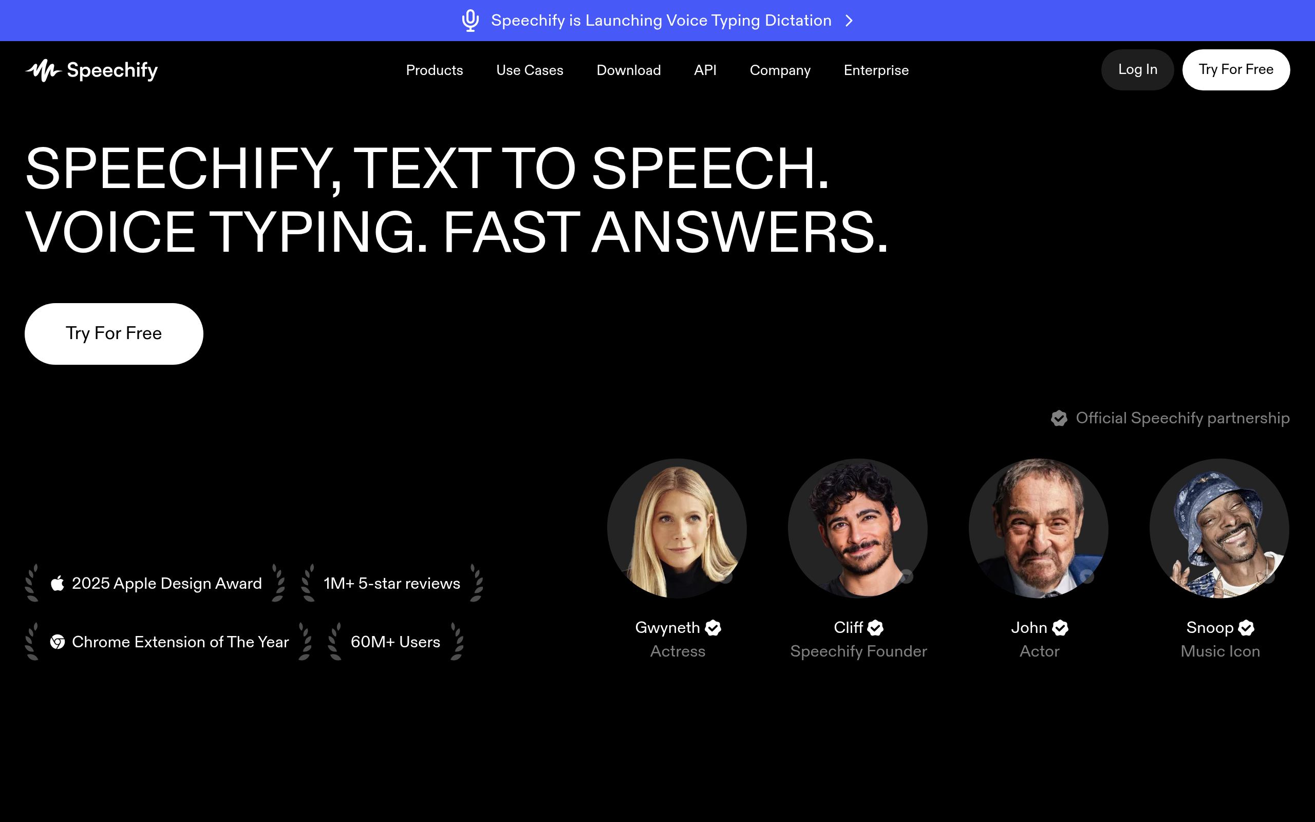Speechify · 首页