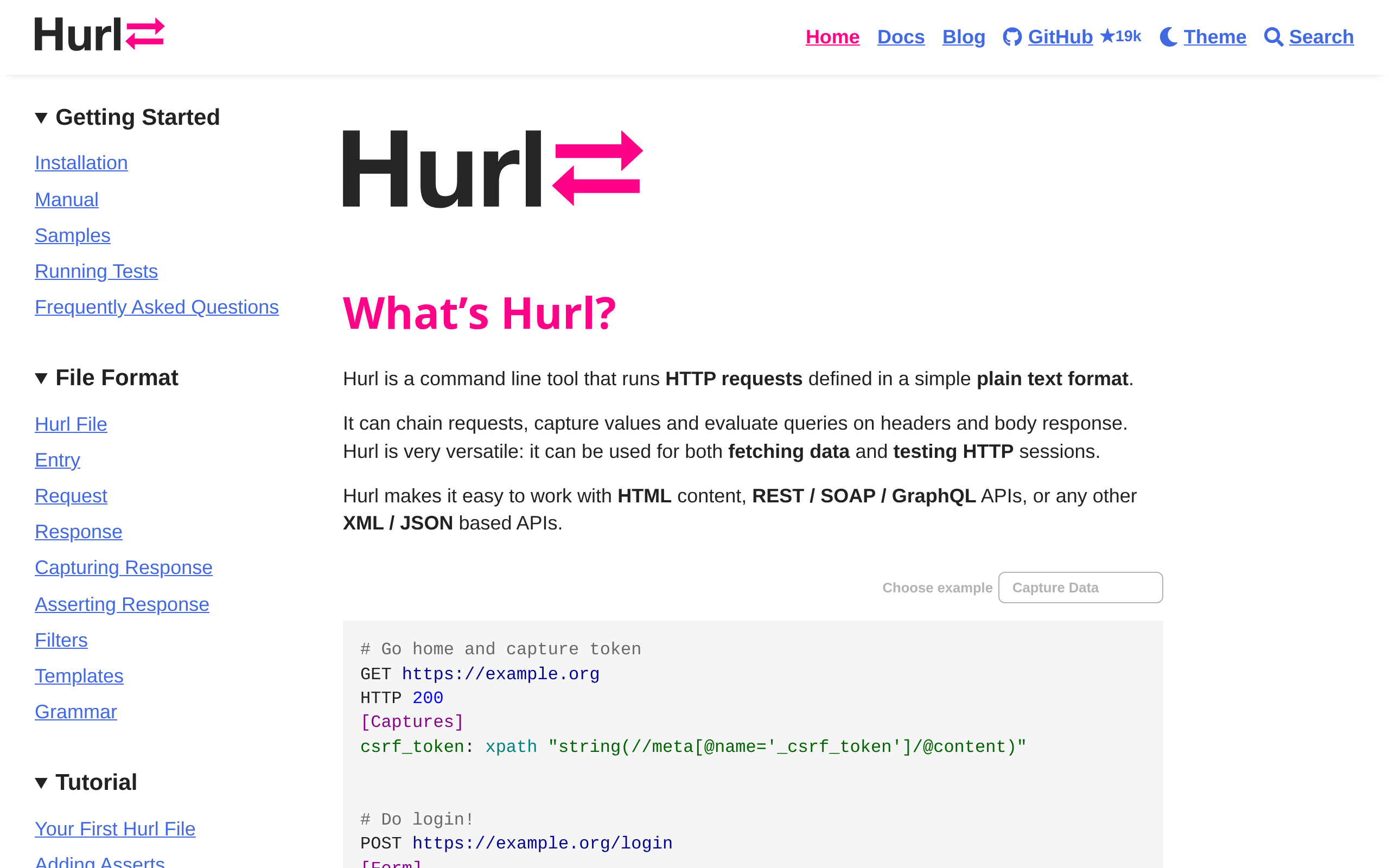 Hurl · 首页