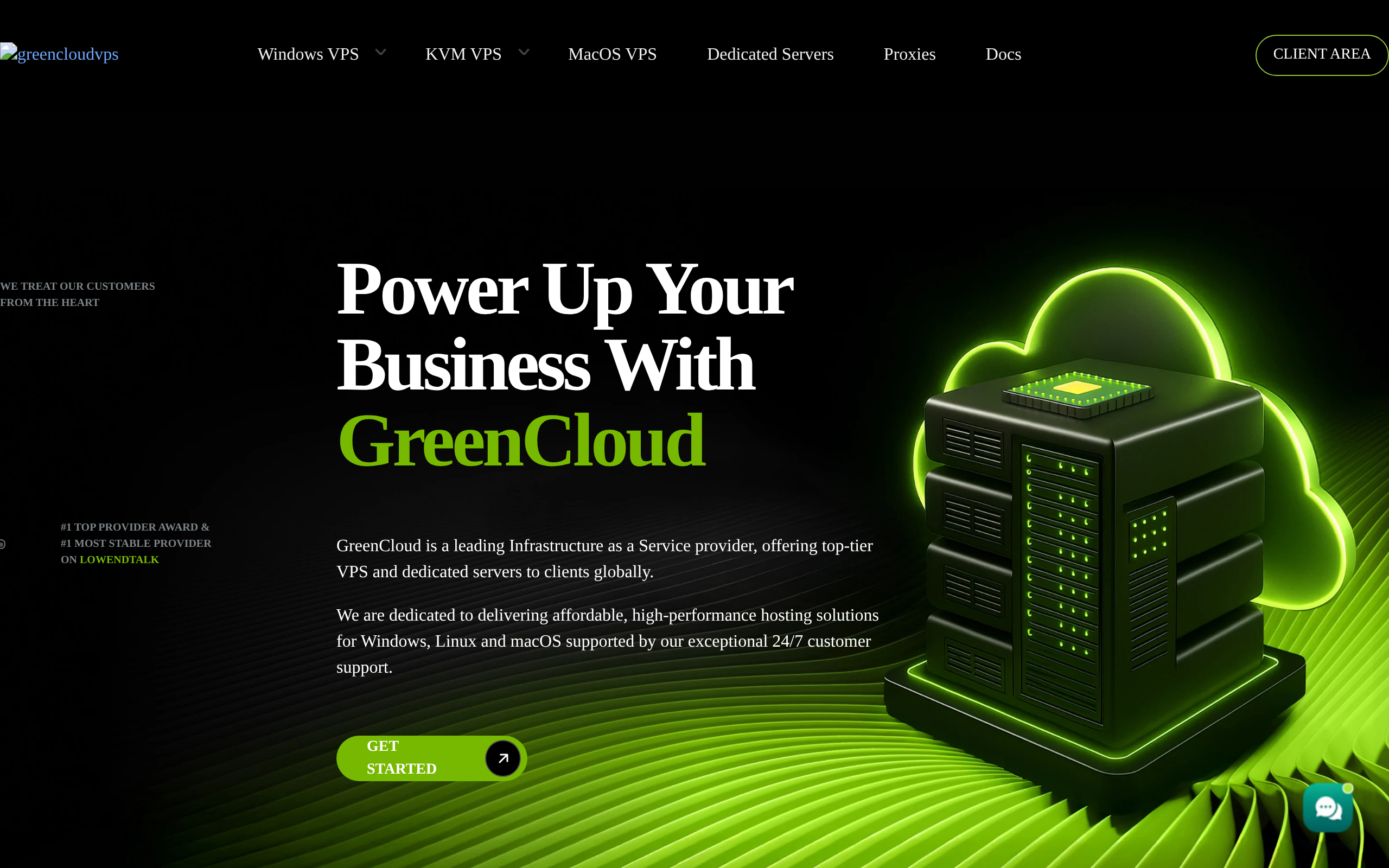 GreenCloudVPS · 首页