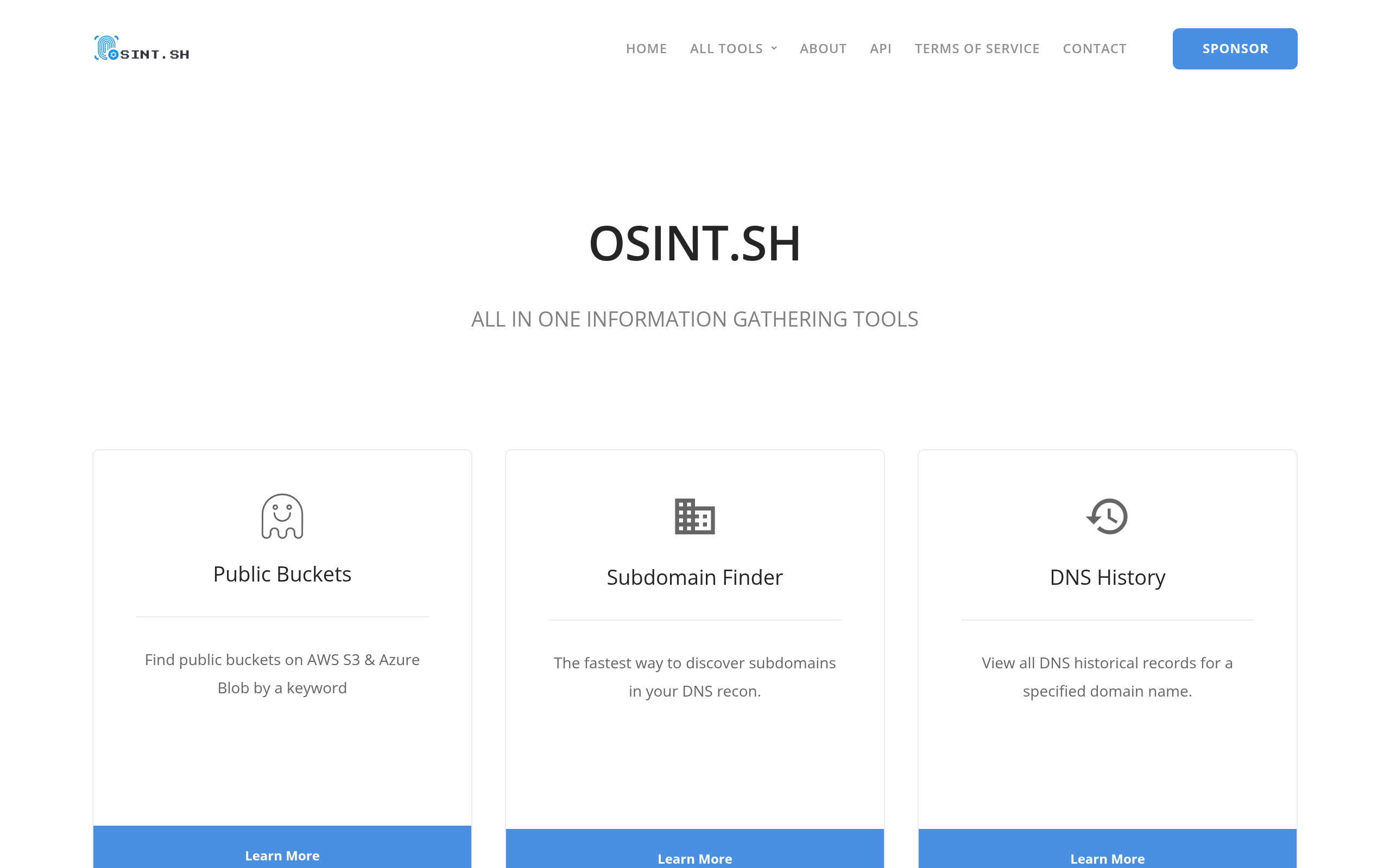 OSINT.SH · 首页