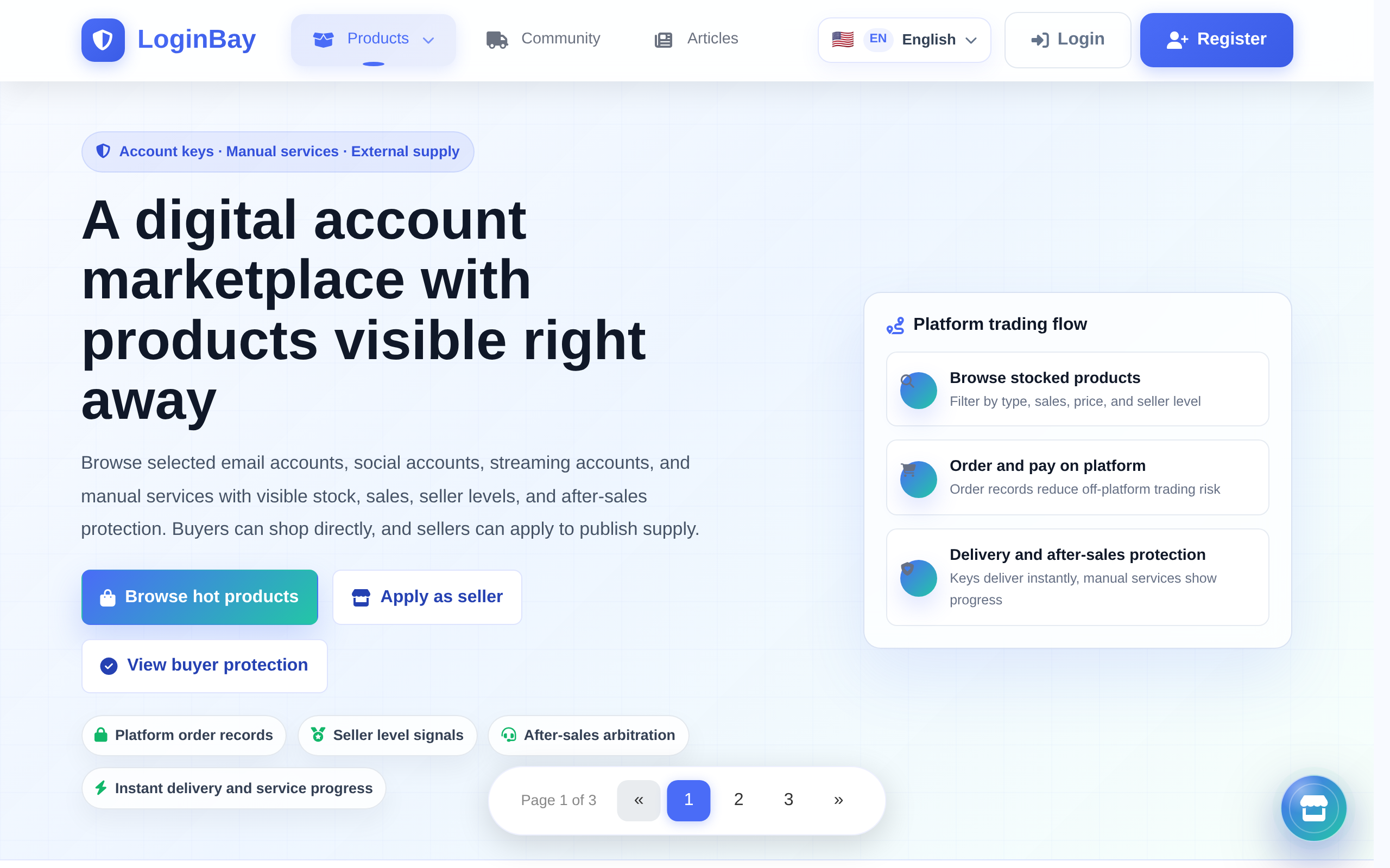 LoginBay · 首页
