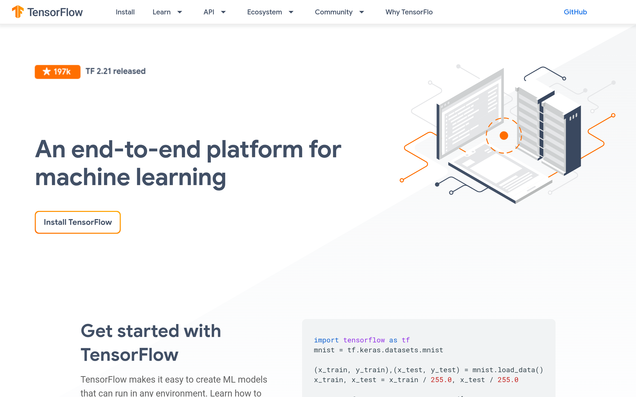 TensorFlow · 首页