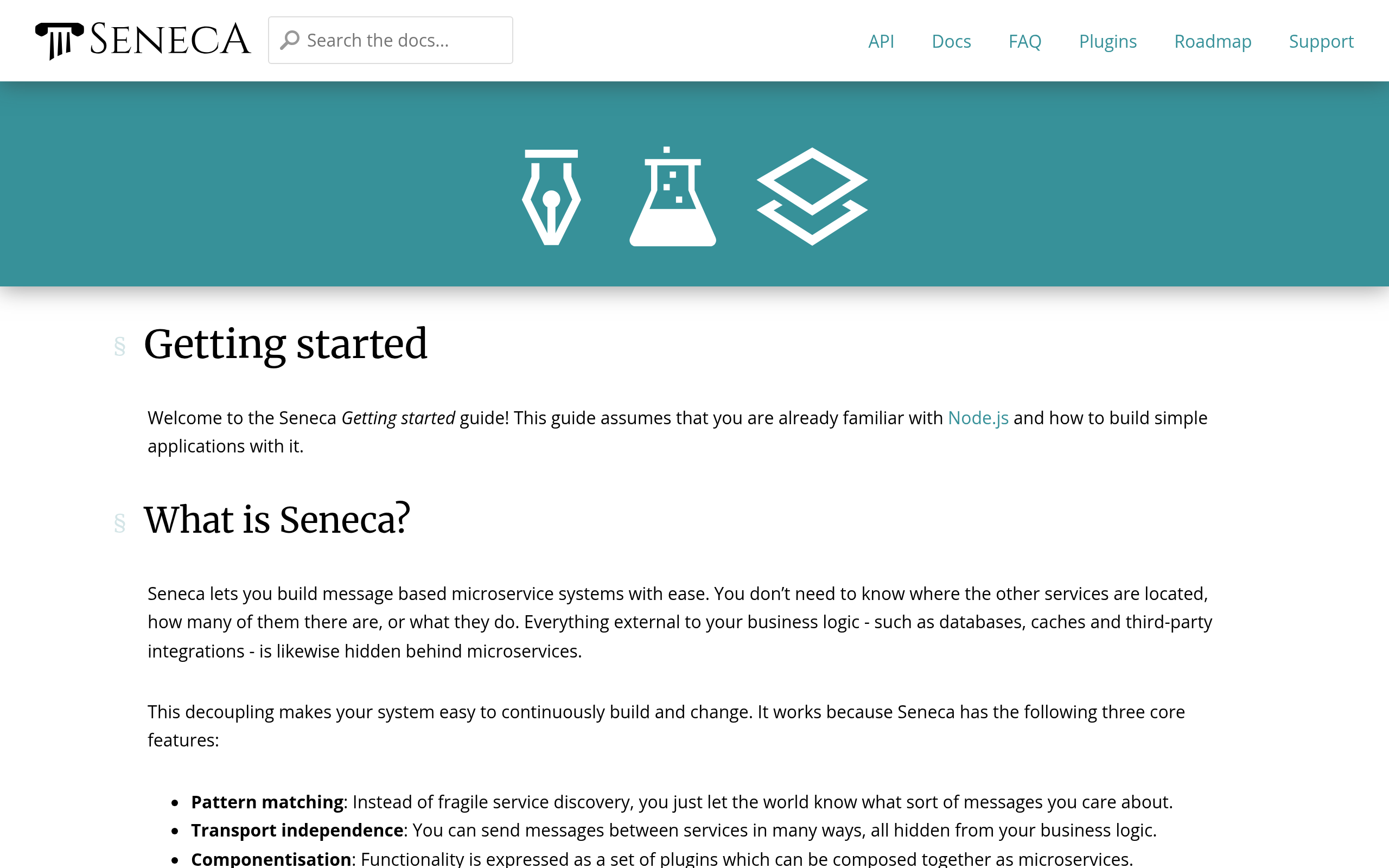 Seneca.js · 首页