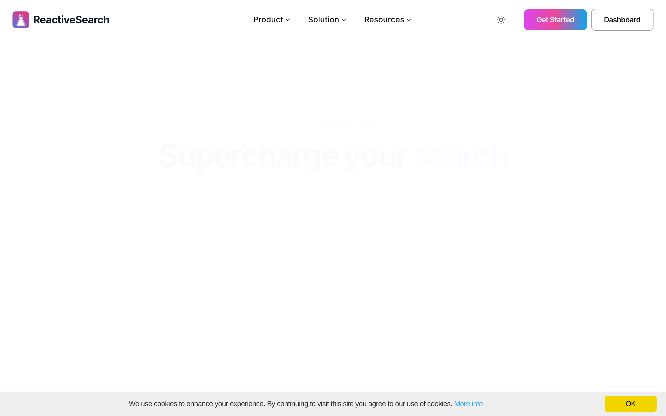 ReactiveSearch · 首页