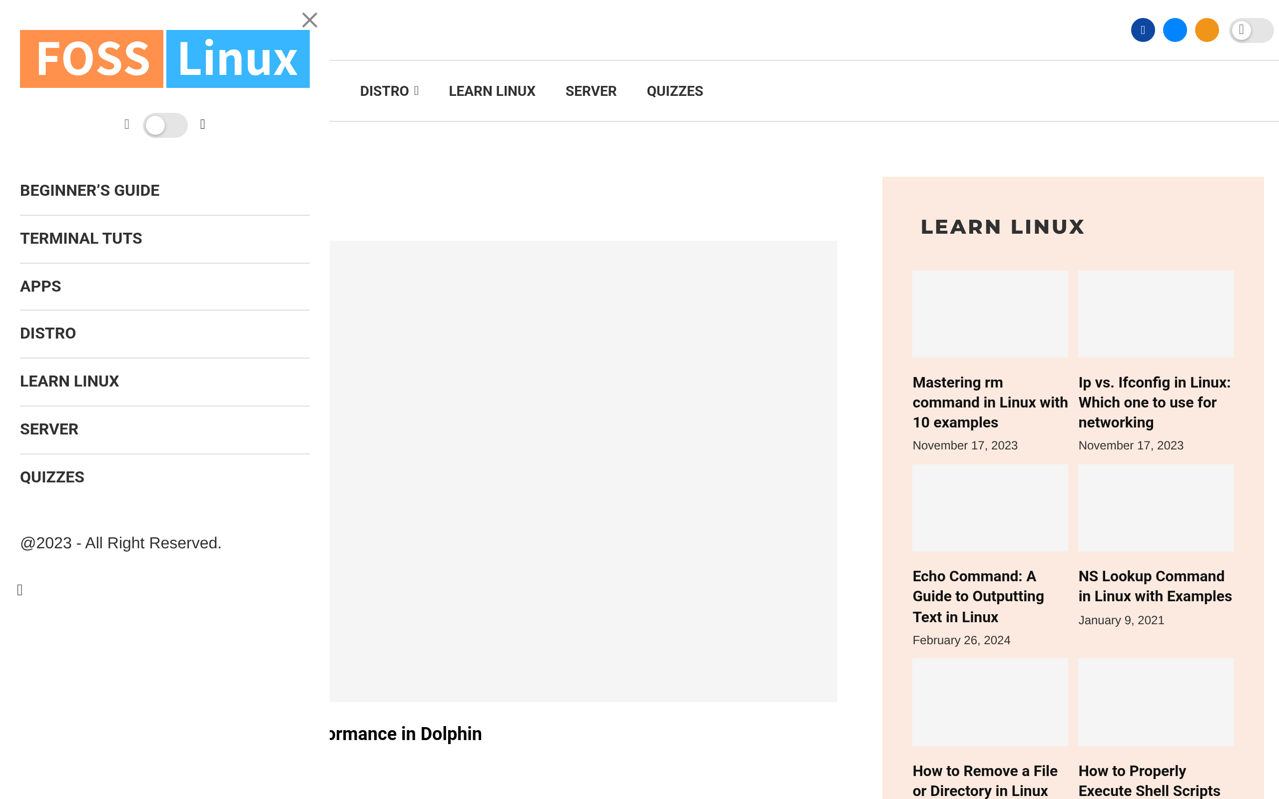 FOSS Linux · 首页
