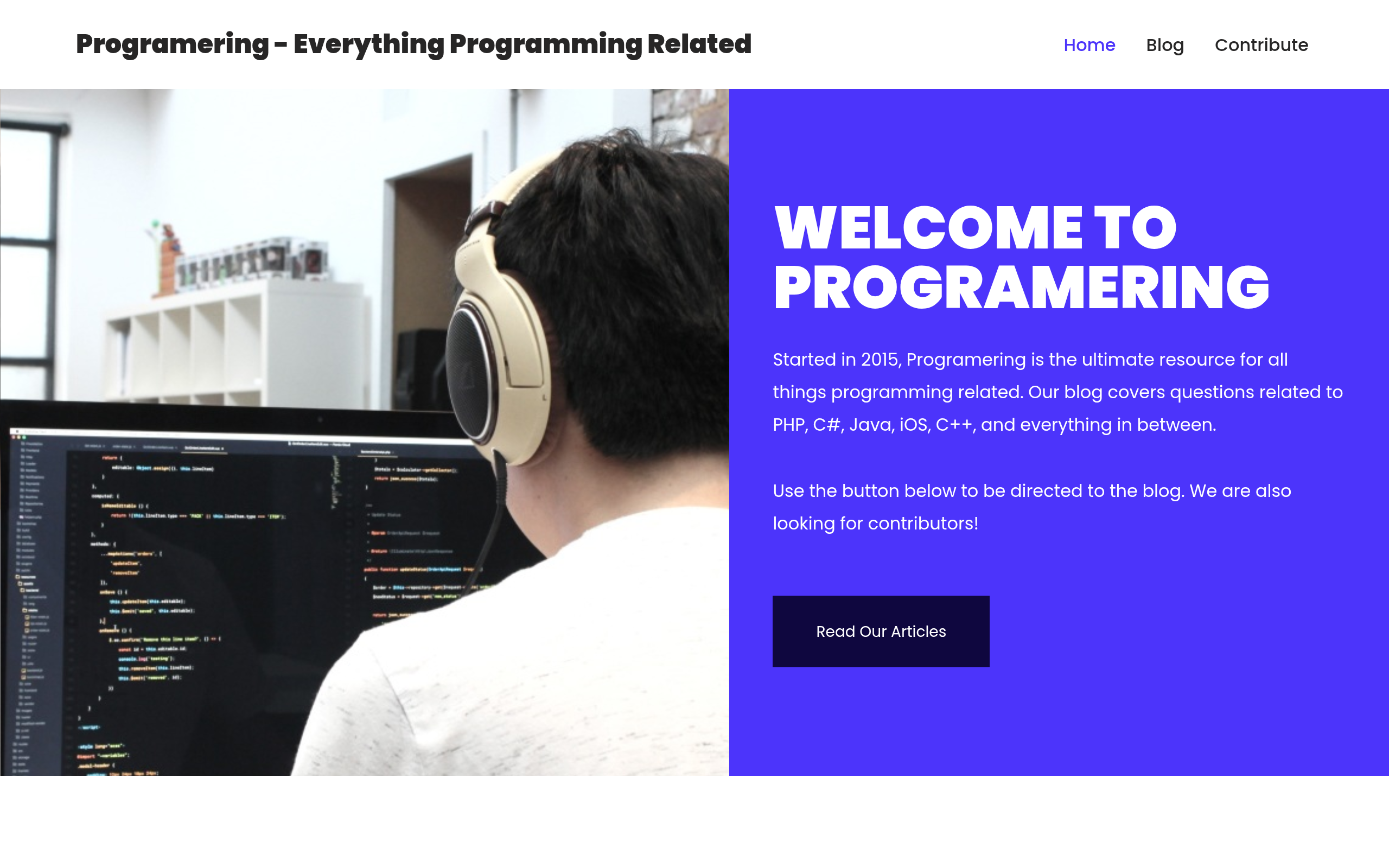 Programering · 首页