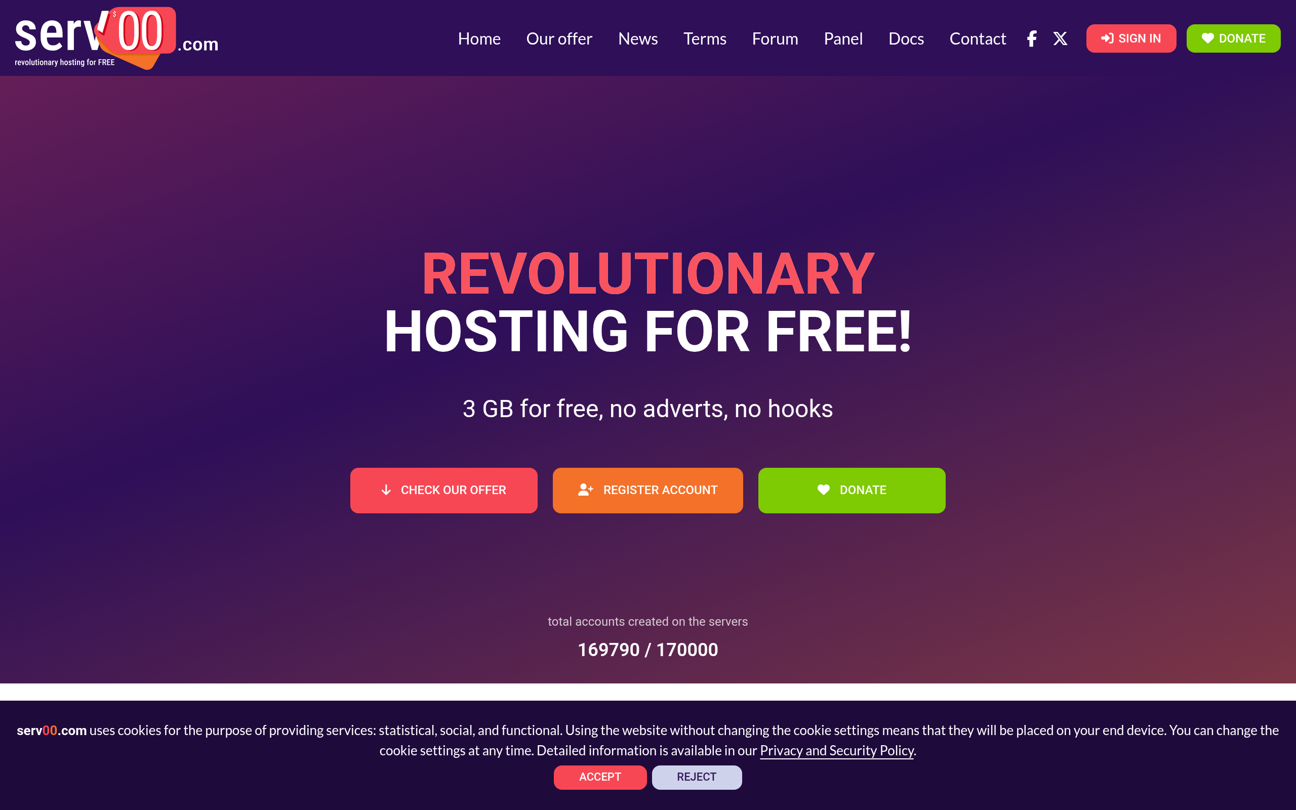 Serv00 · 首页