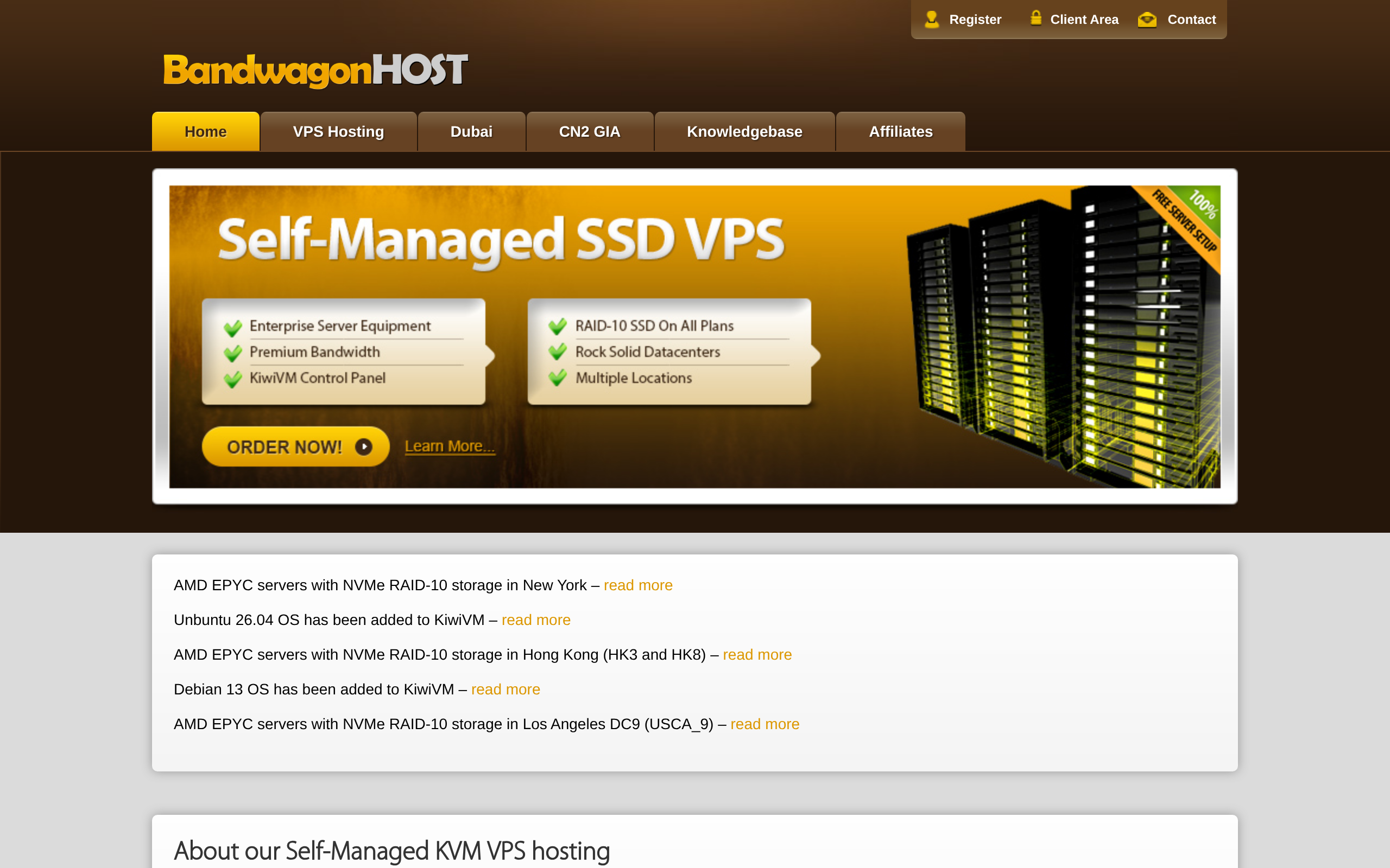 BandwagonHost Mass VPS Hosting · 首页