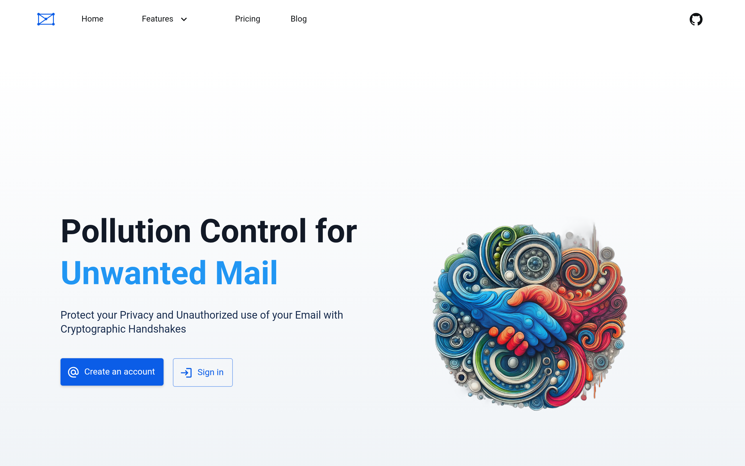 Mailio · 首页