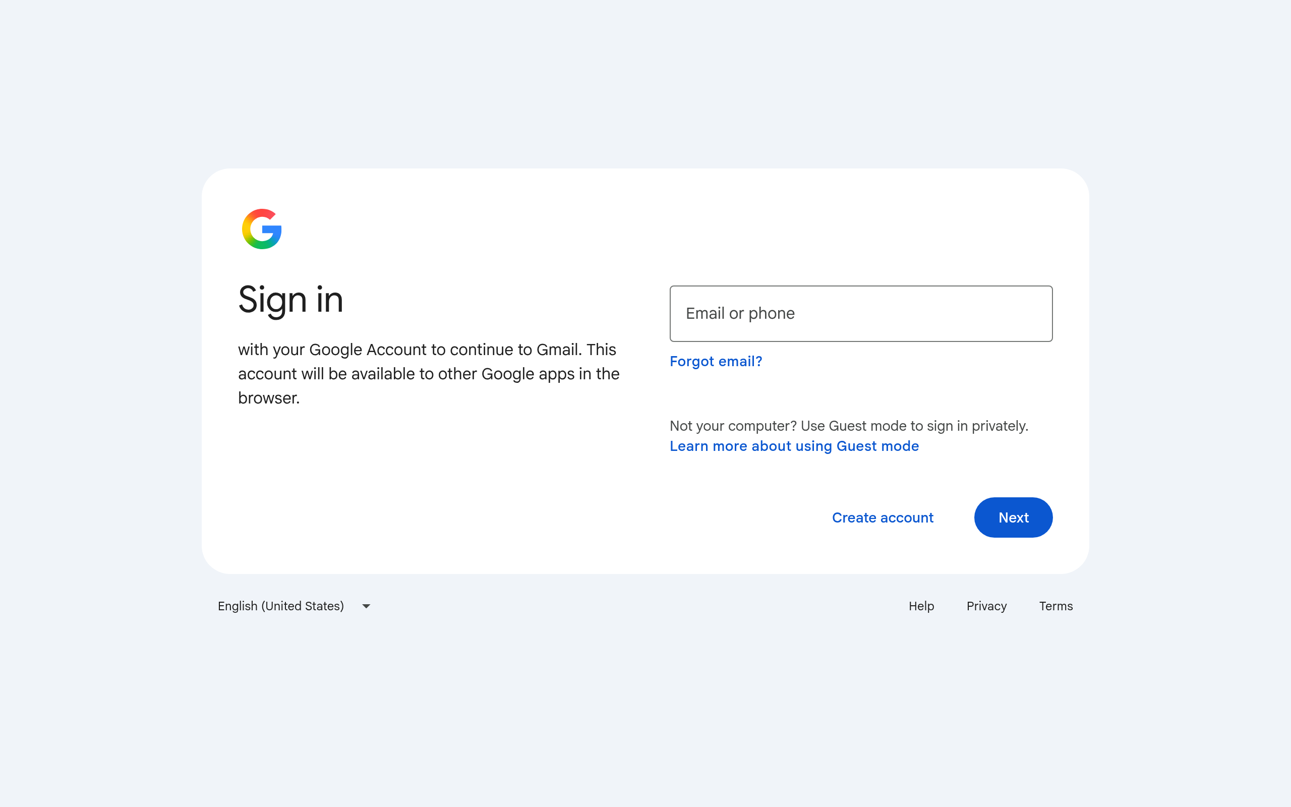 Gmail · 首页