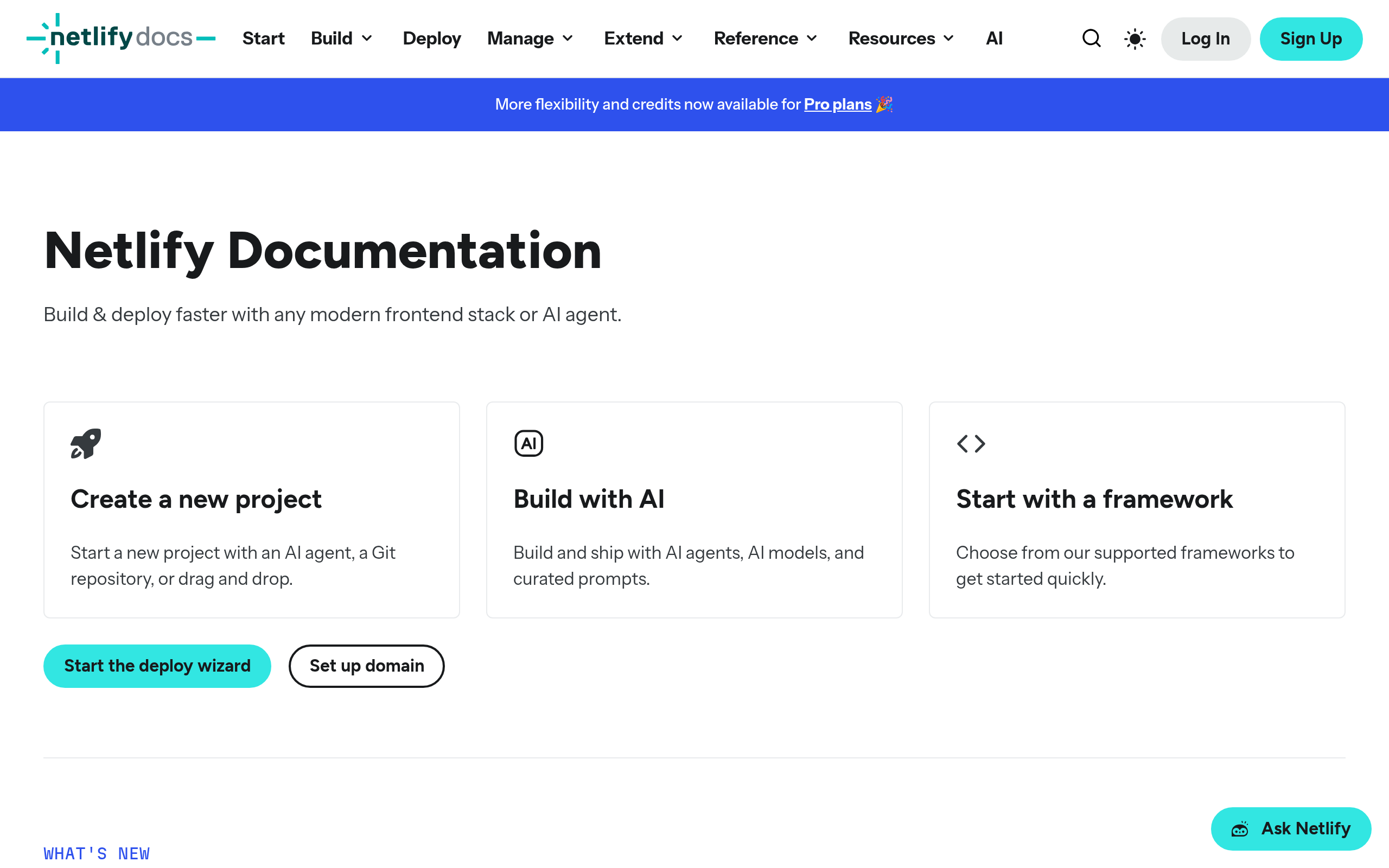 Netlify · 首页