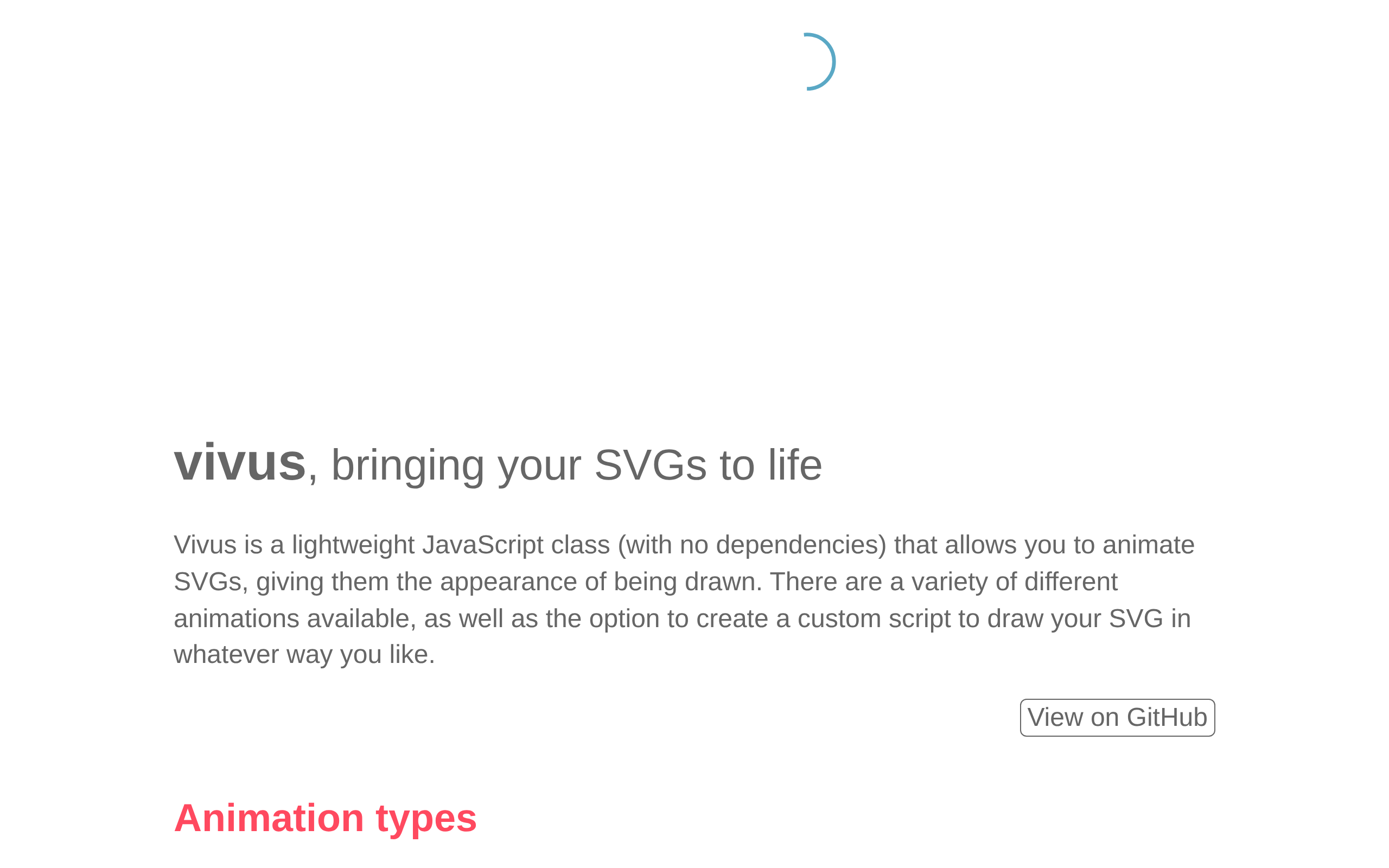 Vivus.js · 首页