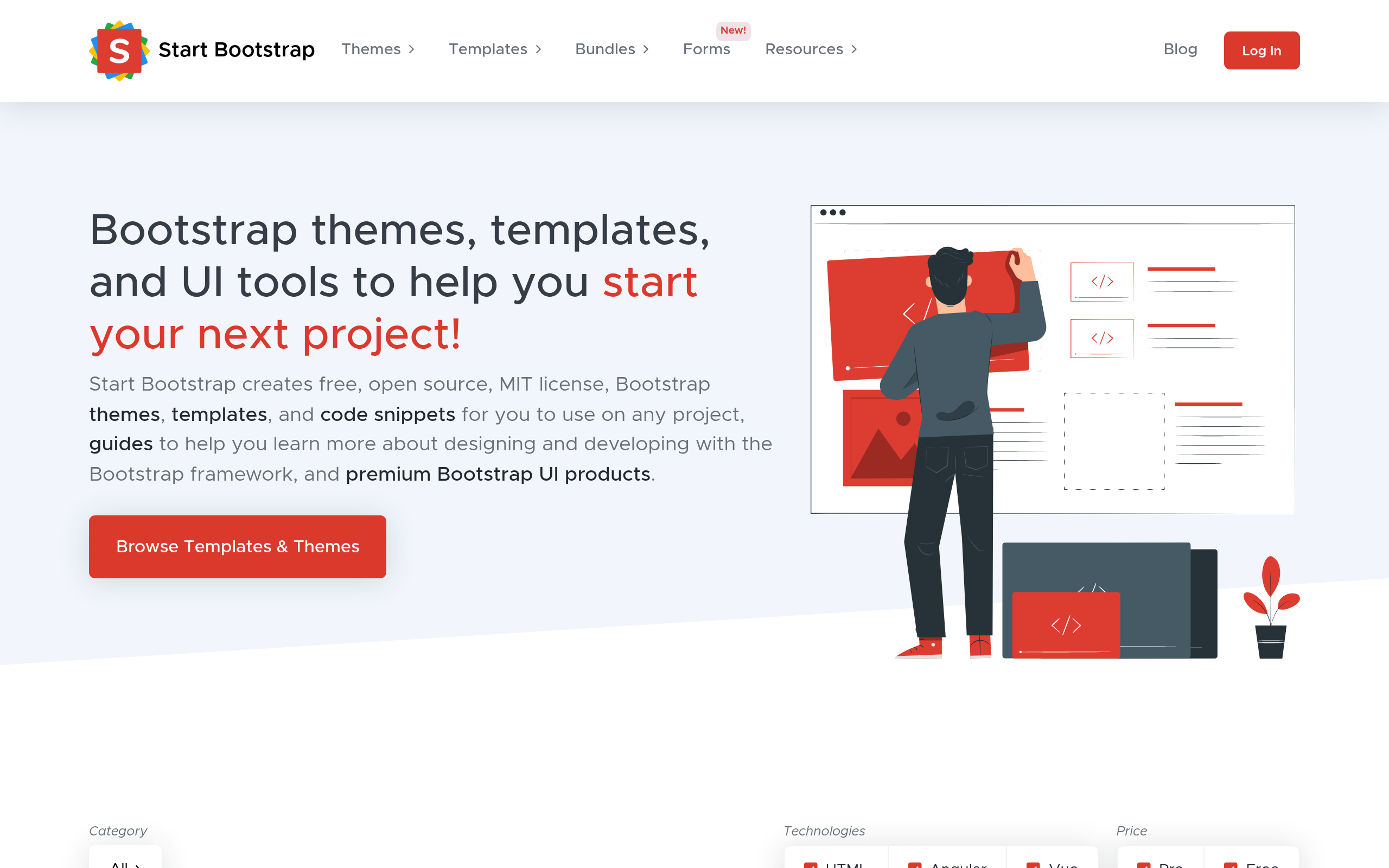 Start Bootstrap · 首页