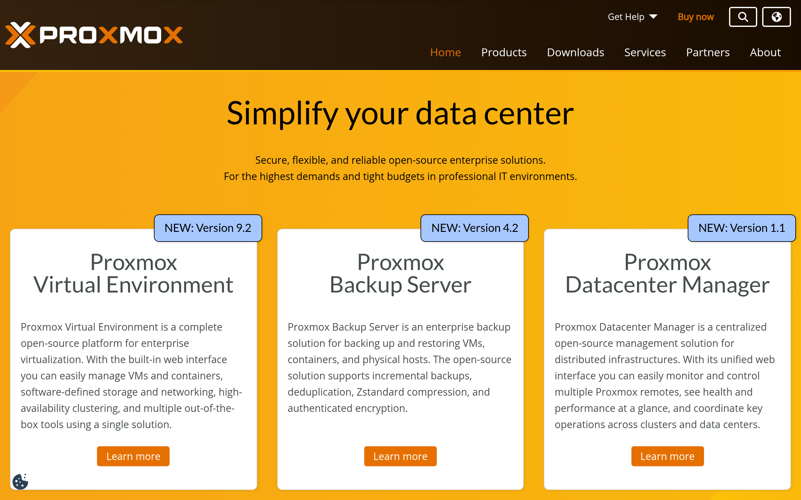 Proxmox · 首页