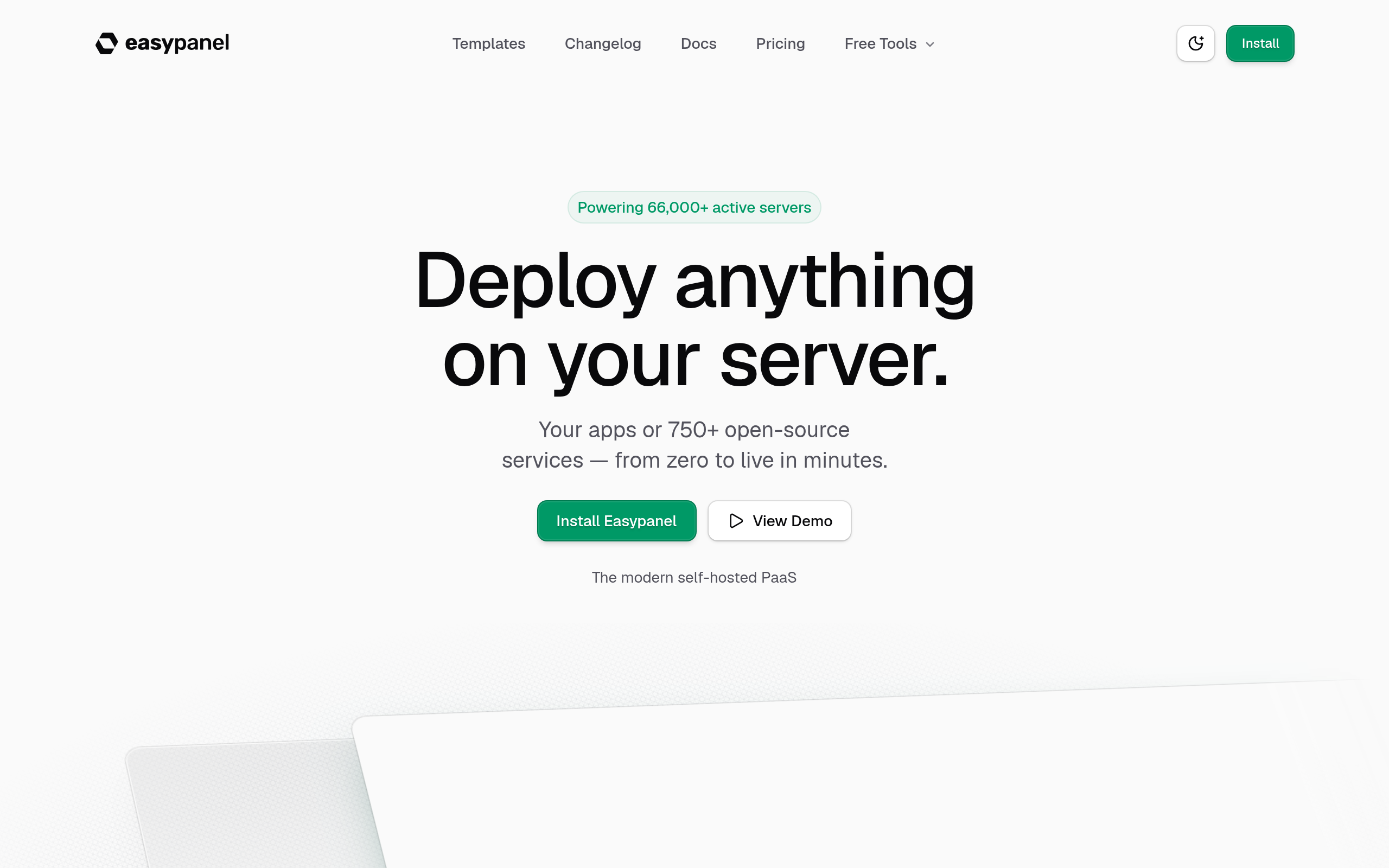 Easypanel · 首页