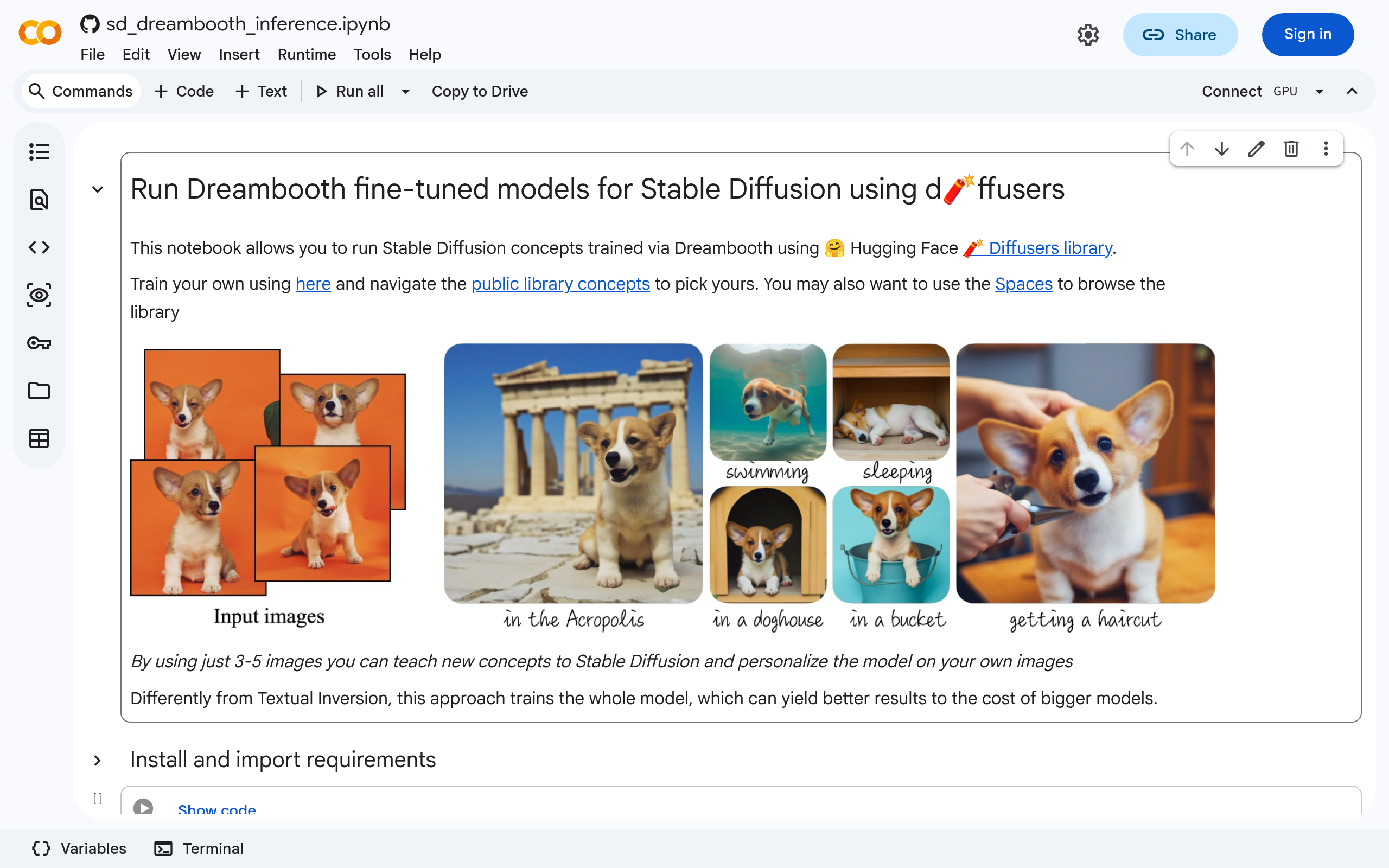Google Colab · 首页