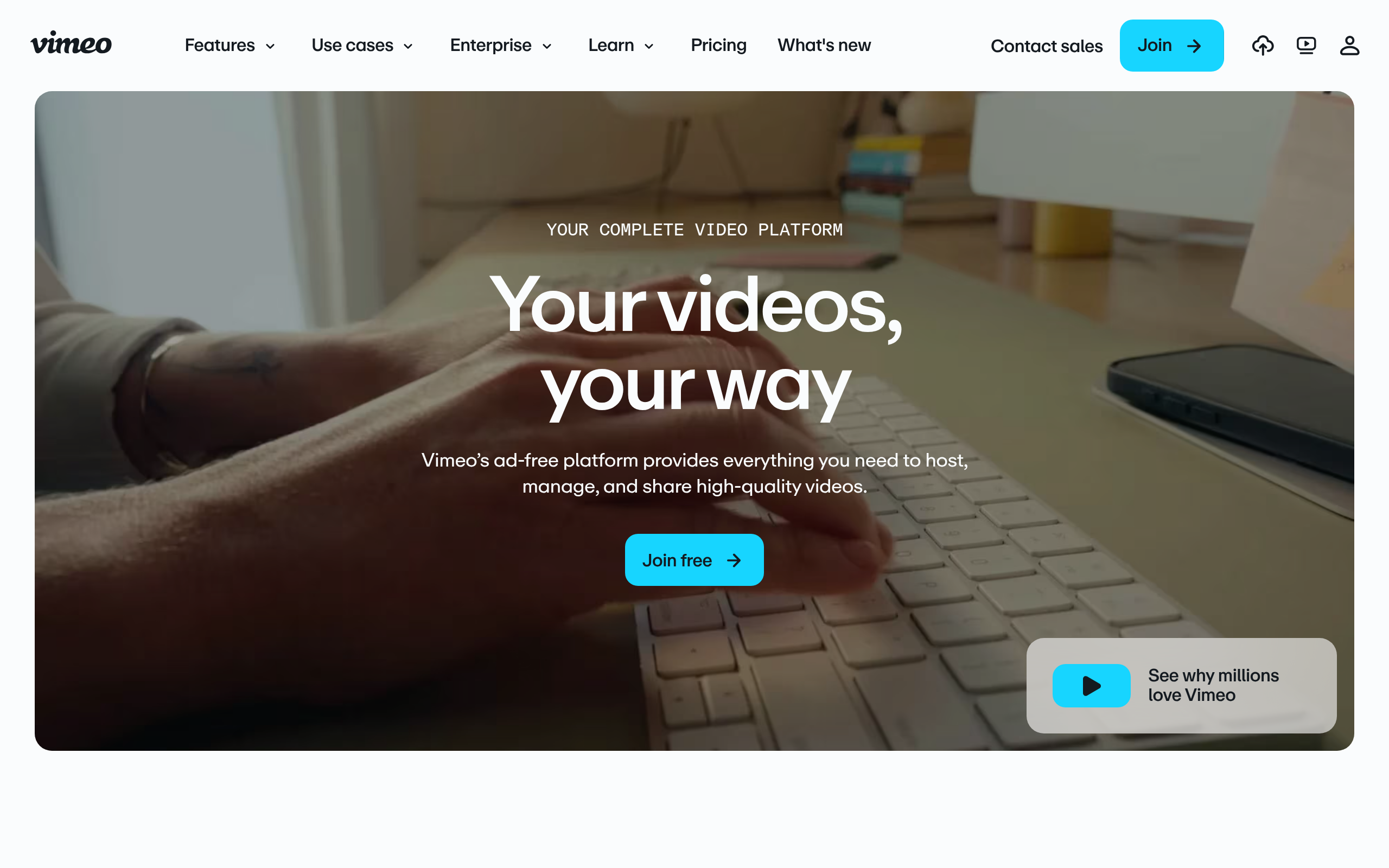 Vimeo · 首页