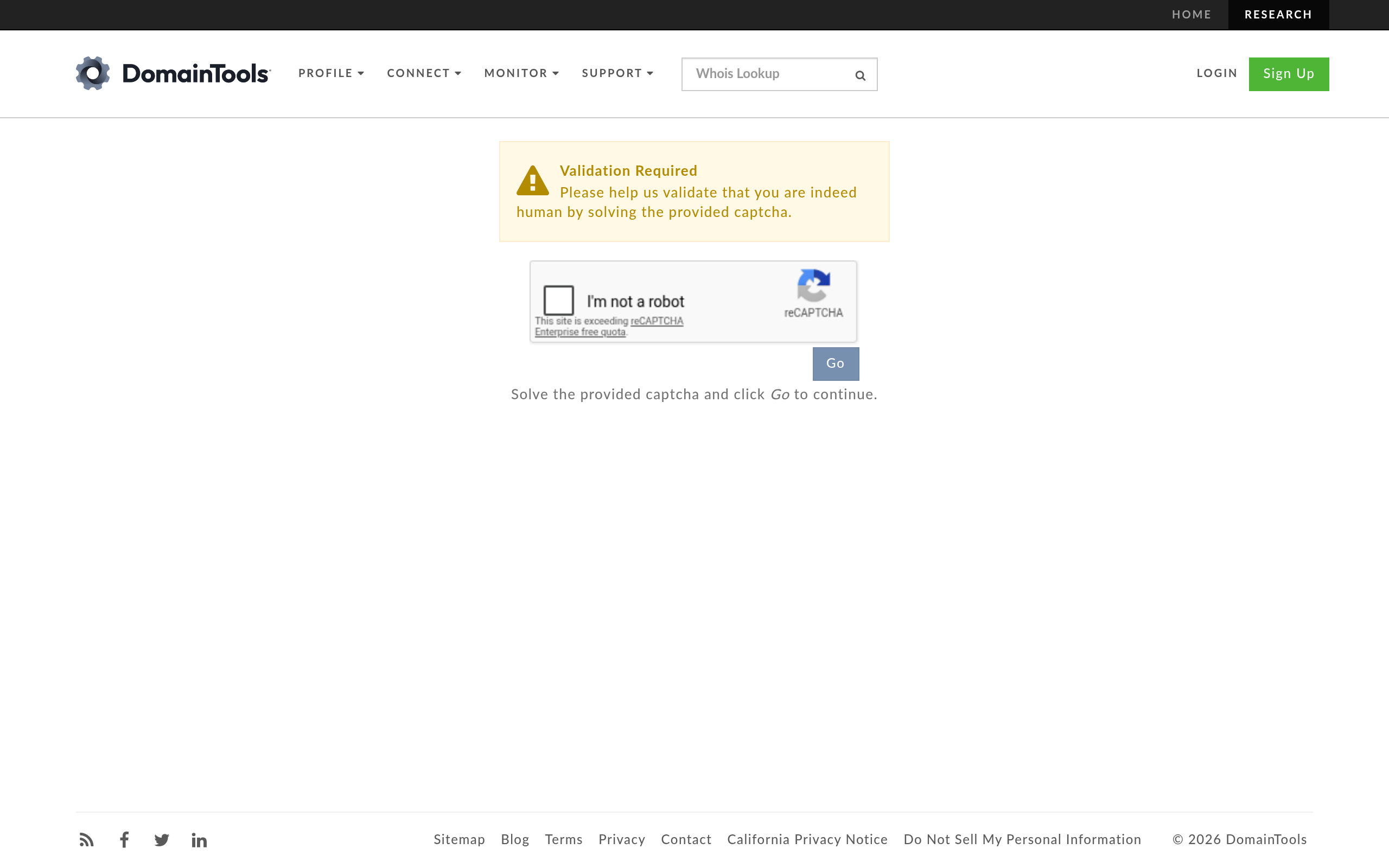 DomainTools Whois · 首页