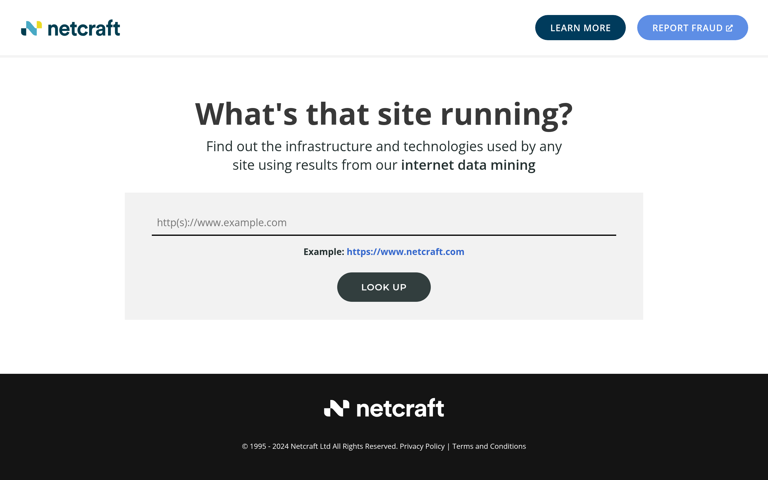 Netcraft Site Report · 首页