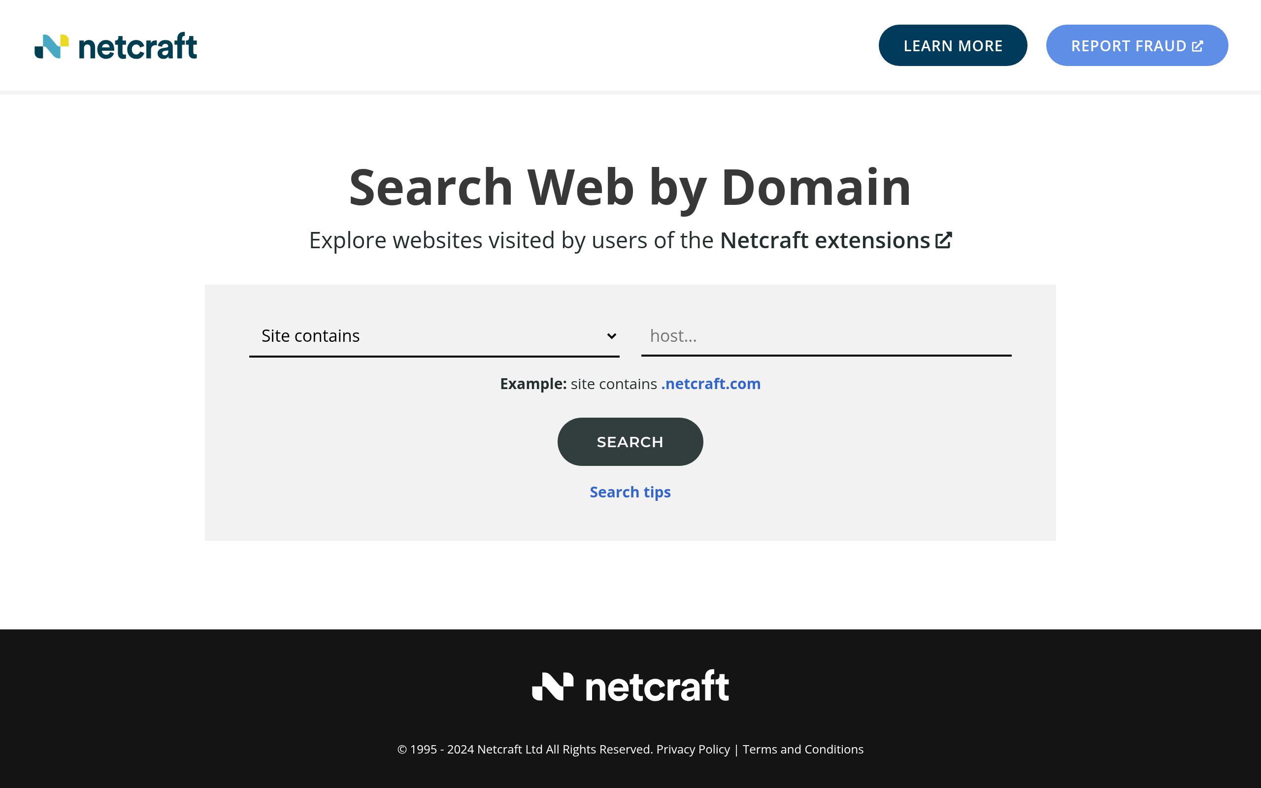 Netcraft Search DNS · 首页
