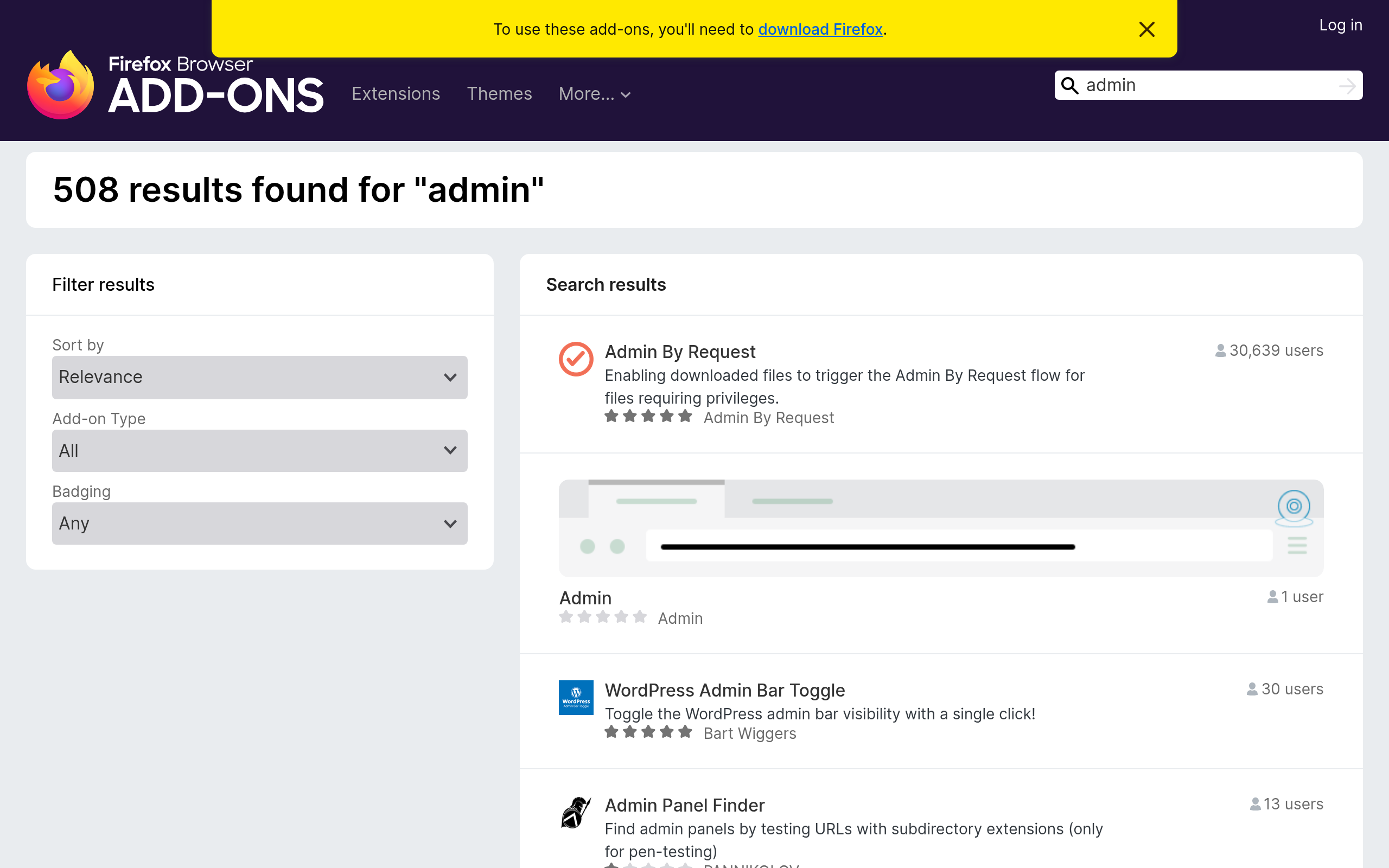 Firefox Add-ons · 首页