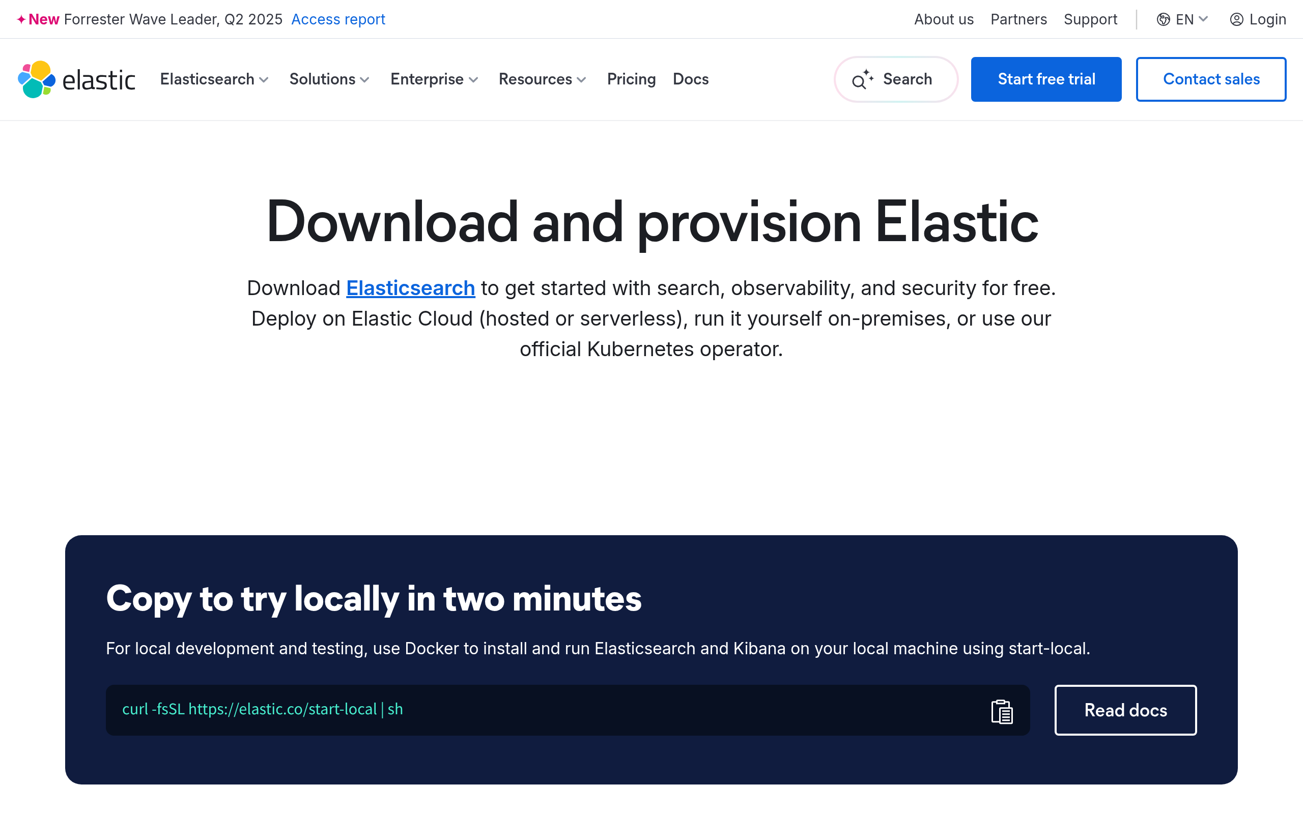 Elastic Stack (ELK) · 首页