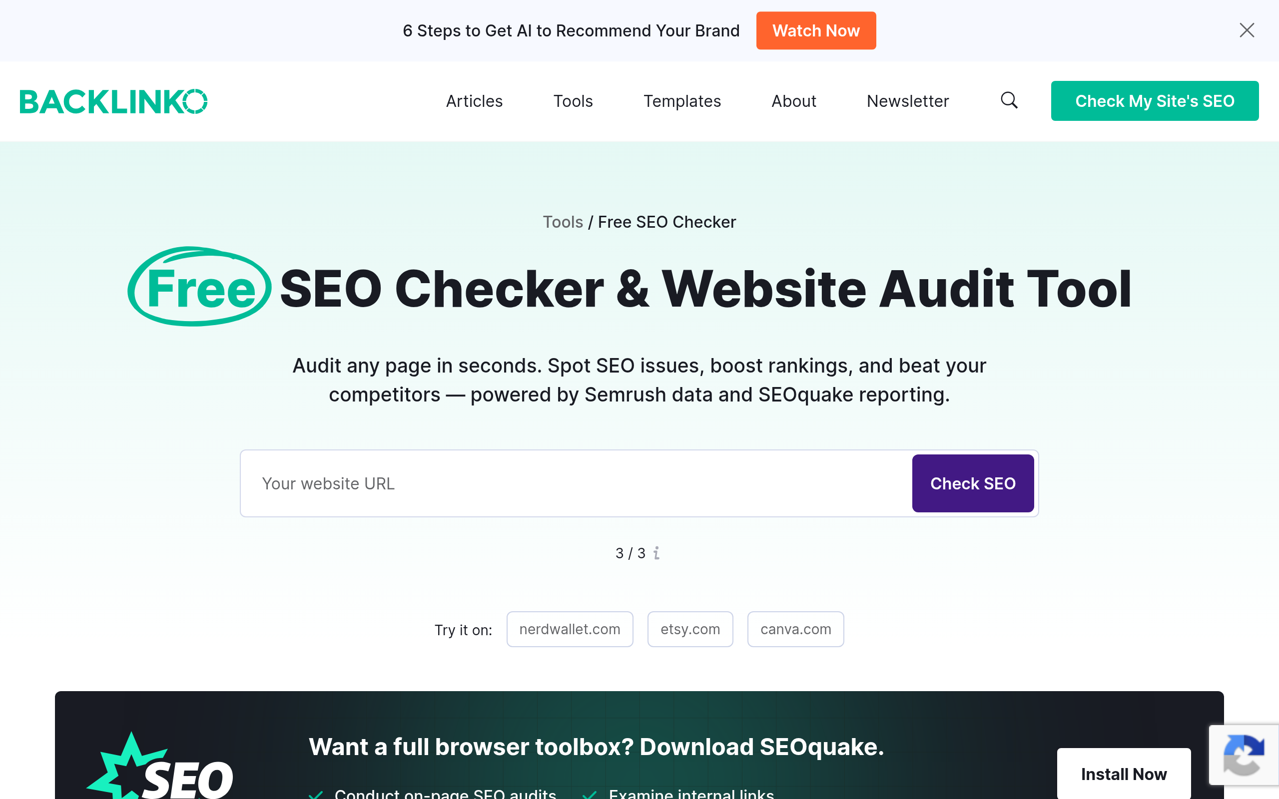 SEOquake · 首页