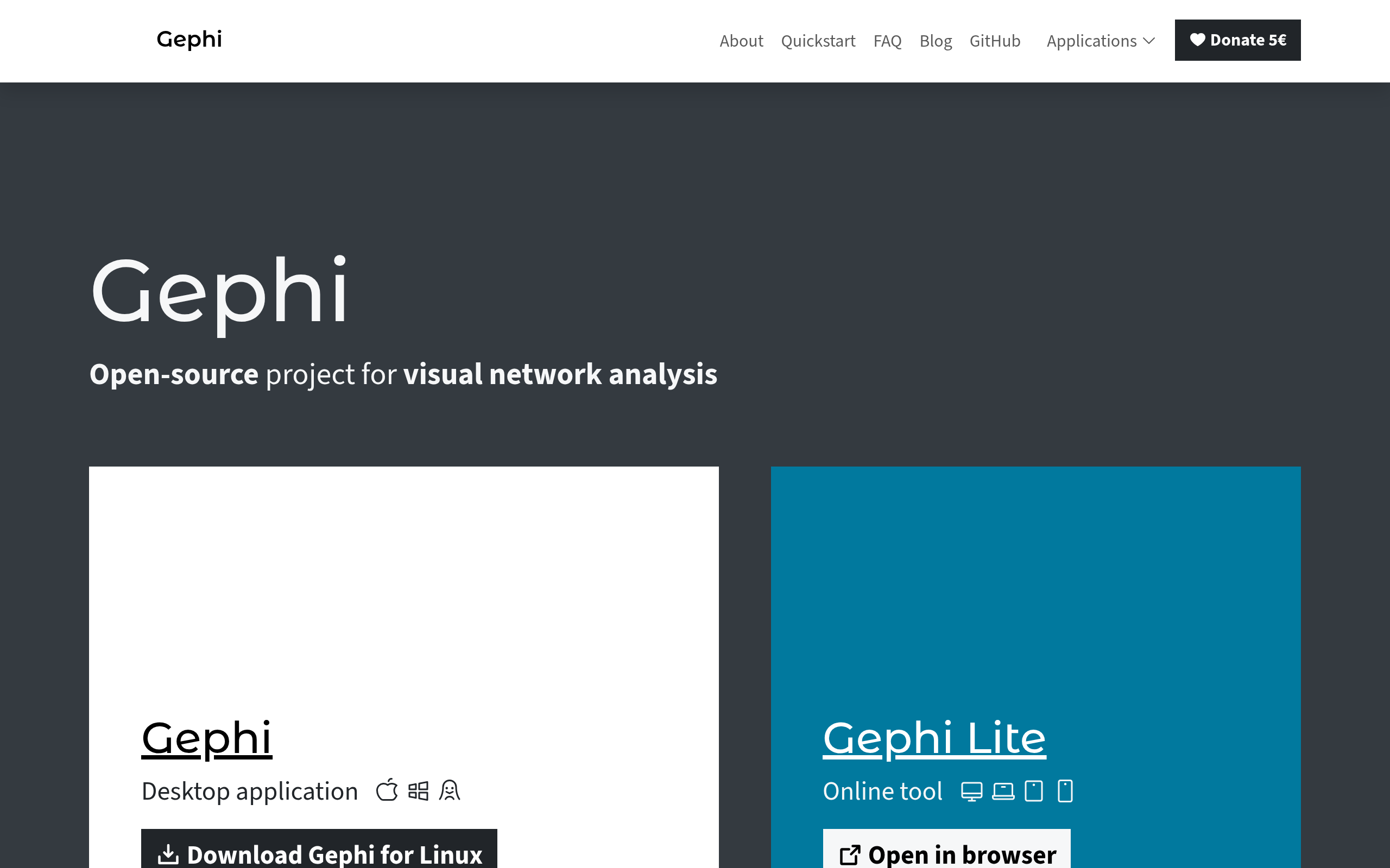 Gephi · 首页