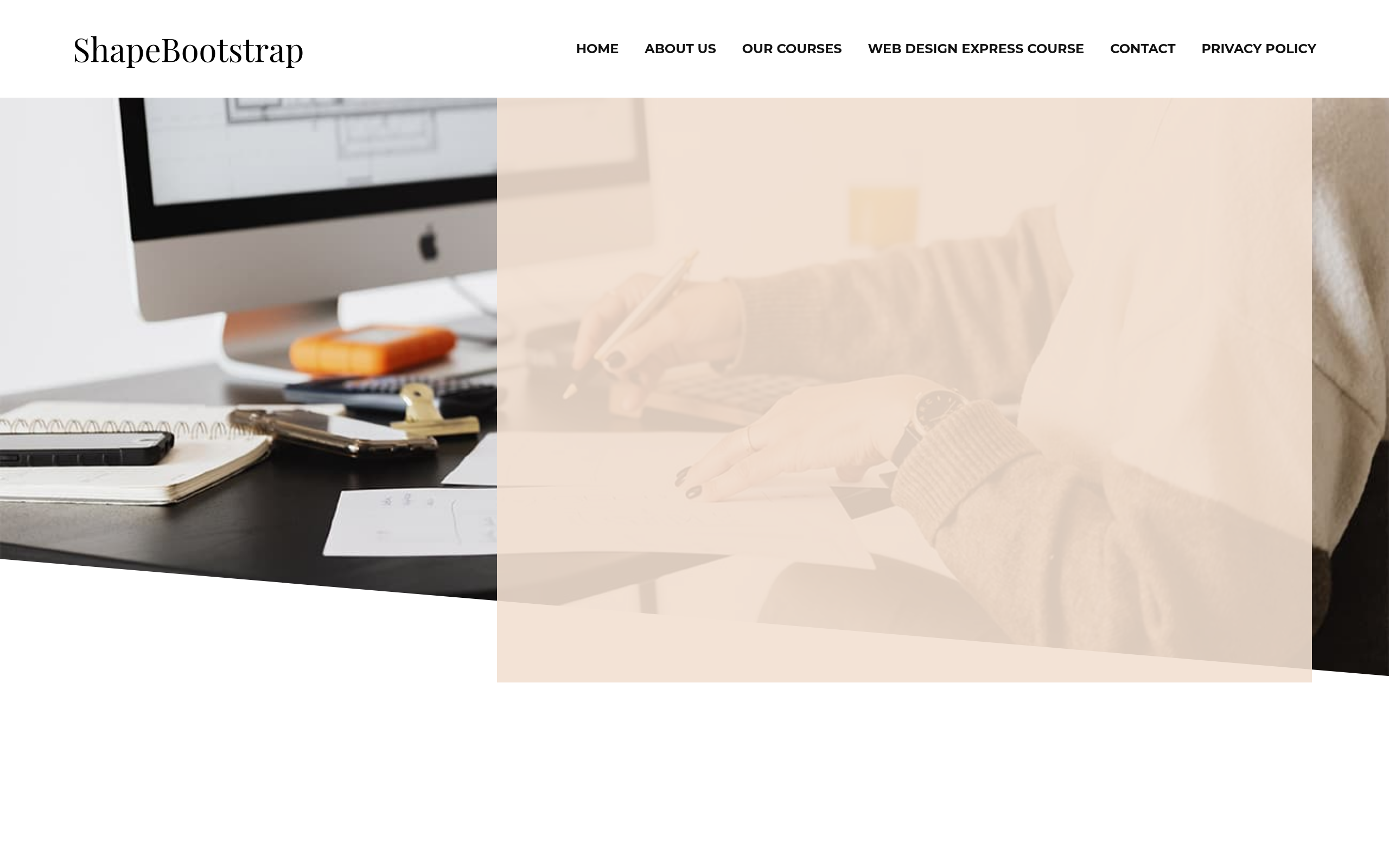 ShapeBootstrap · 首页