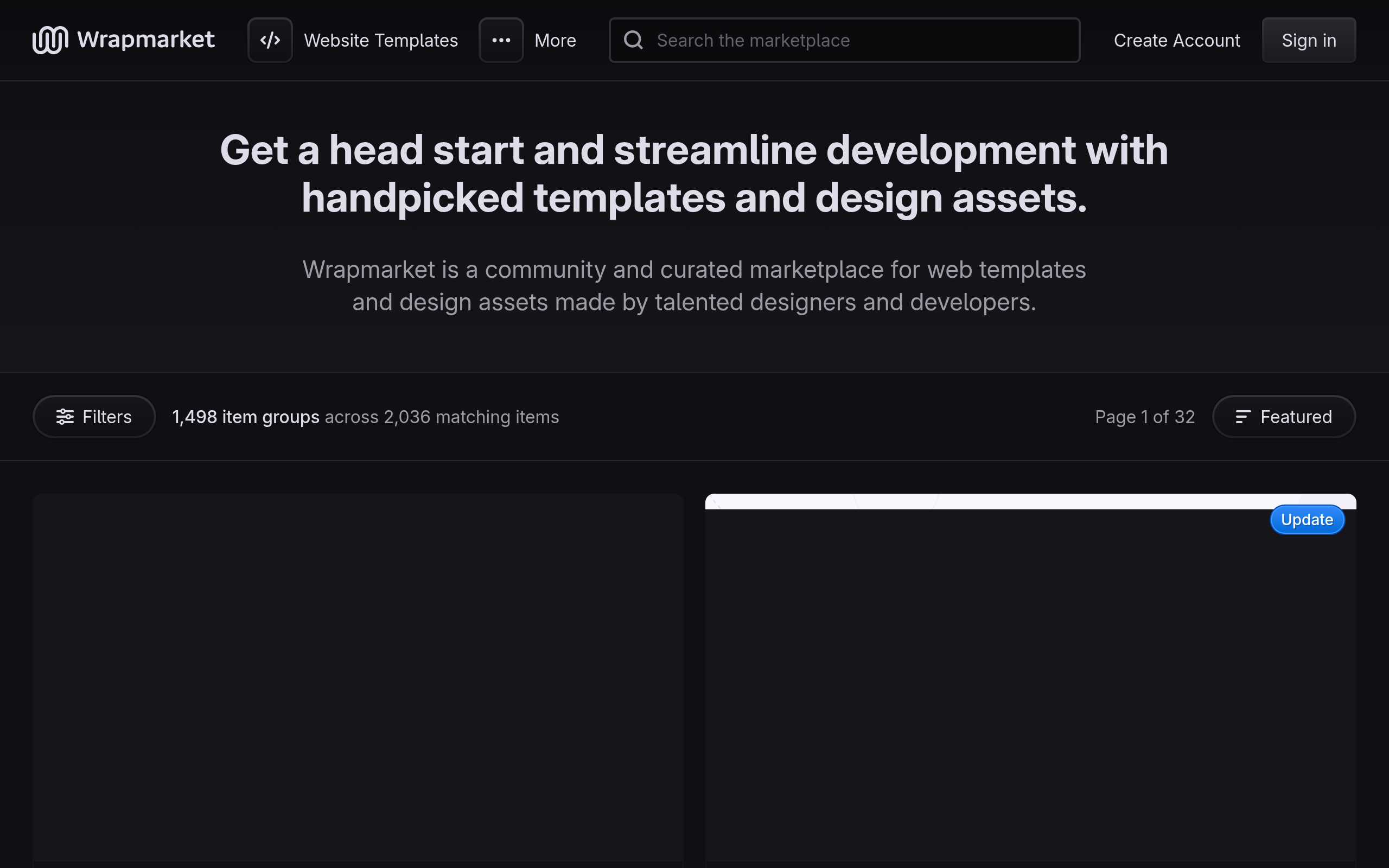 WrapBootstrap · 首页