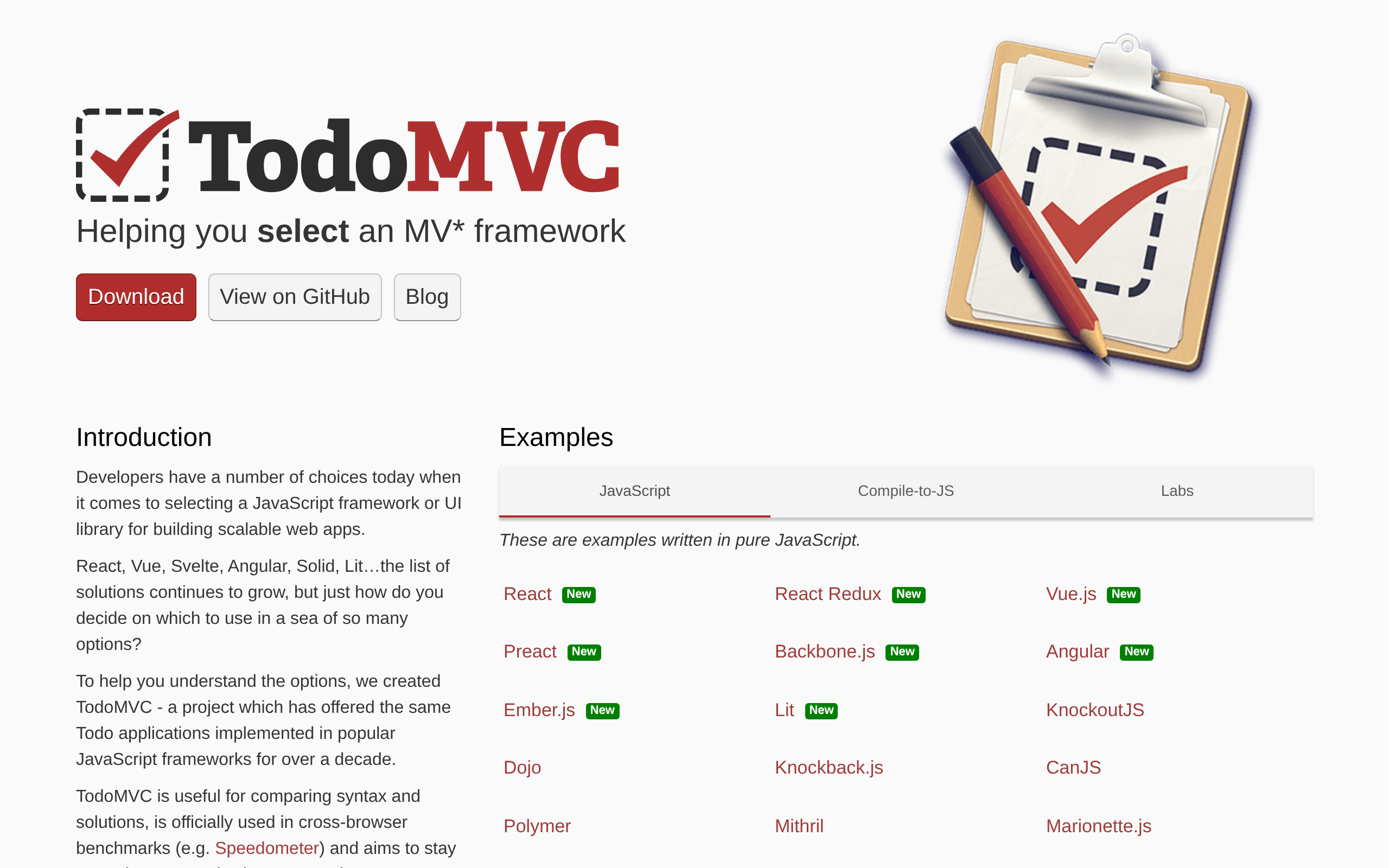 TodoMVC · 首页