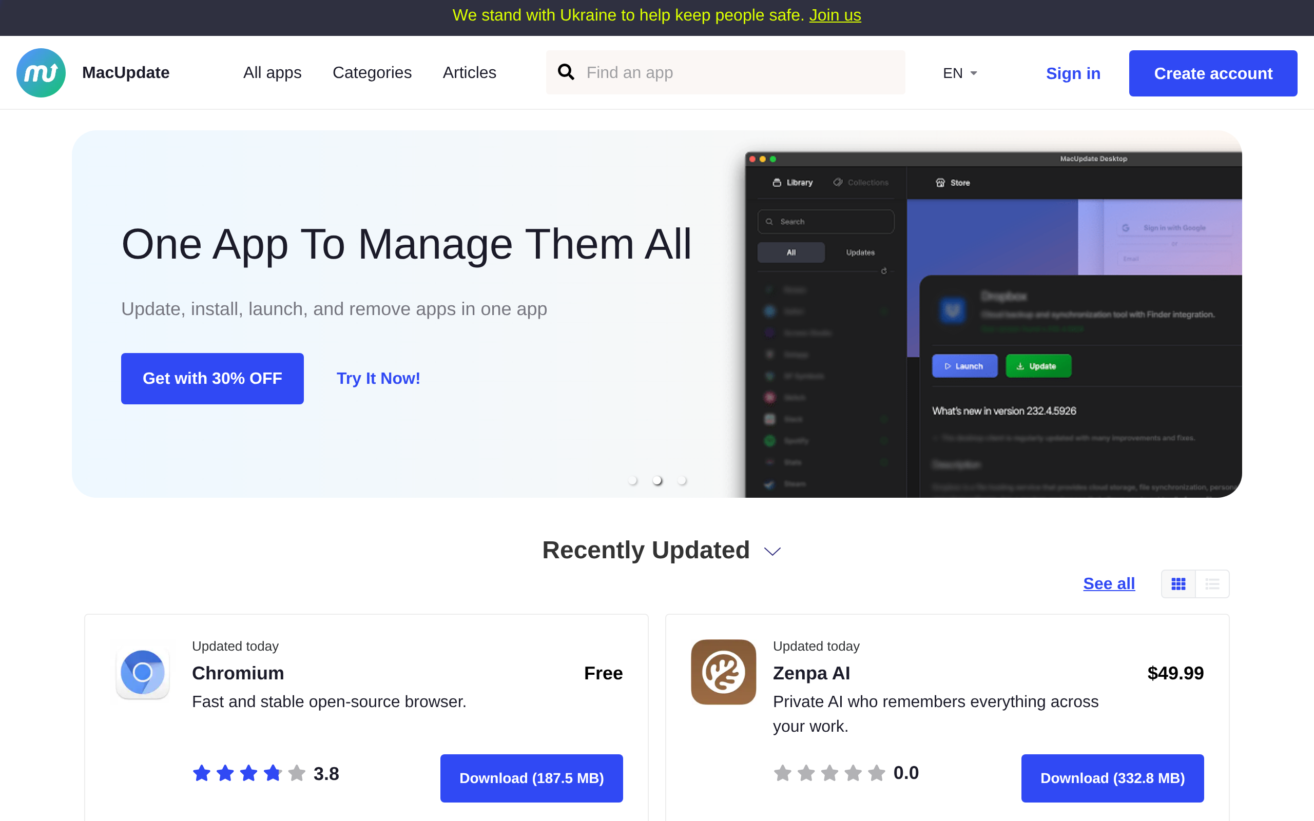 MacUpdate · 首页