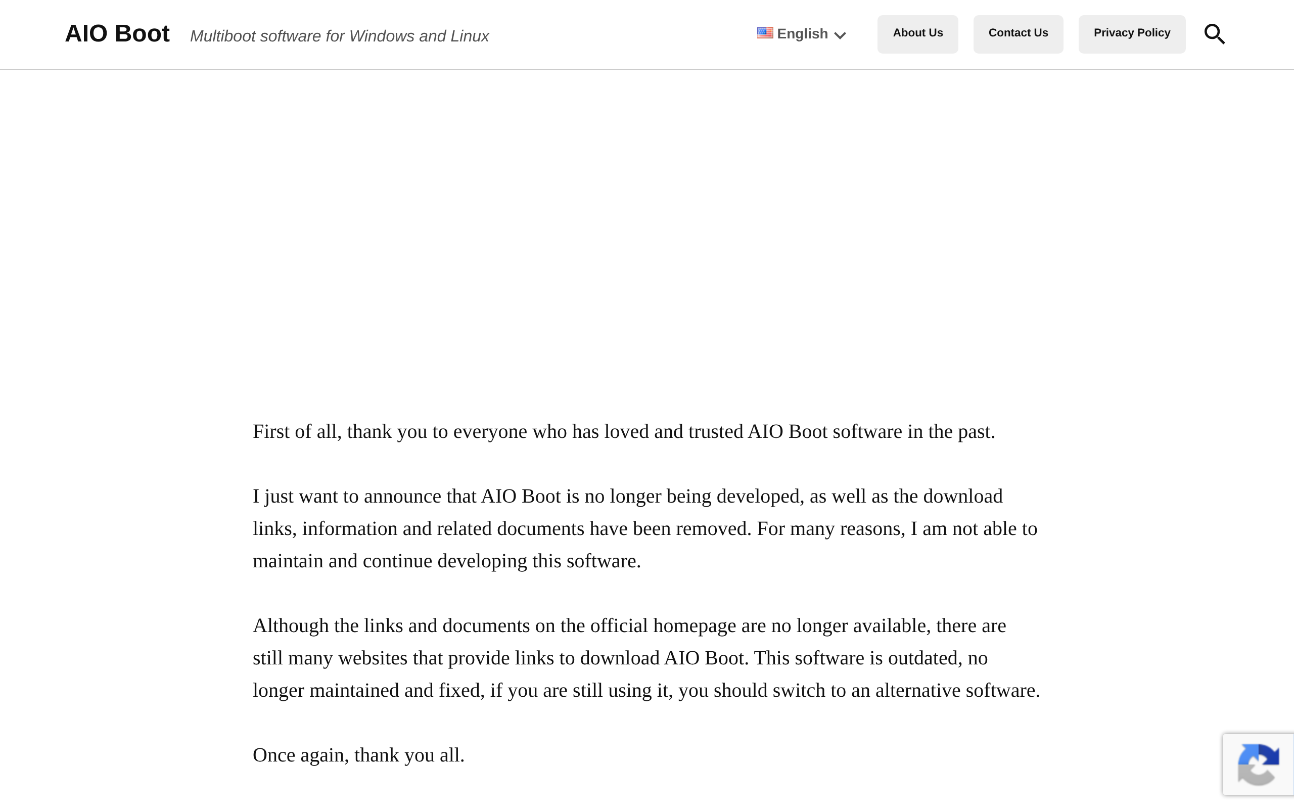 AIO Boot · 首页